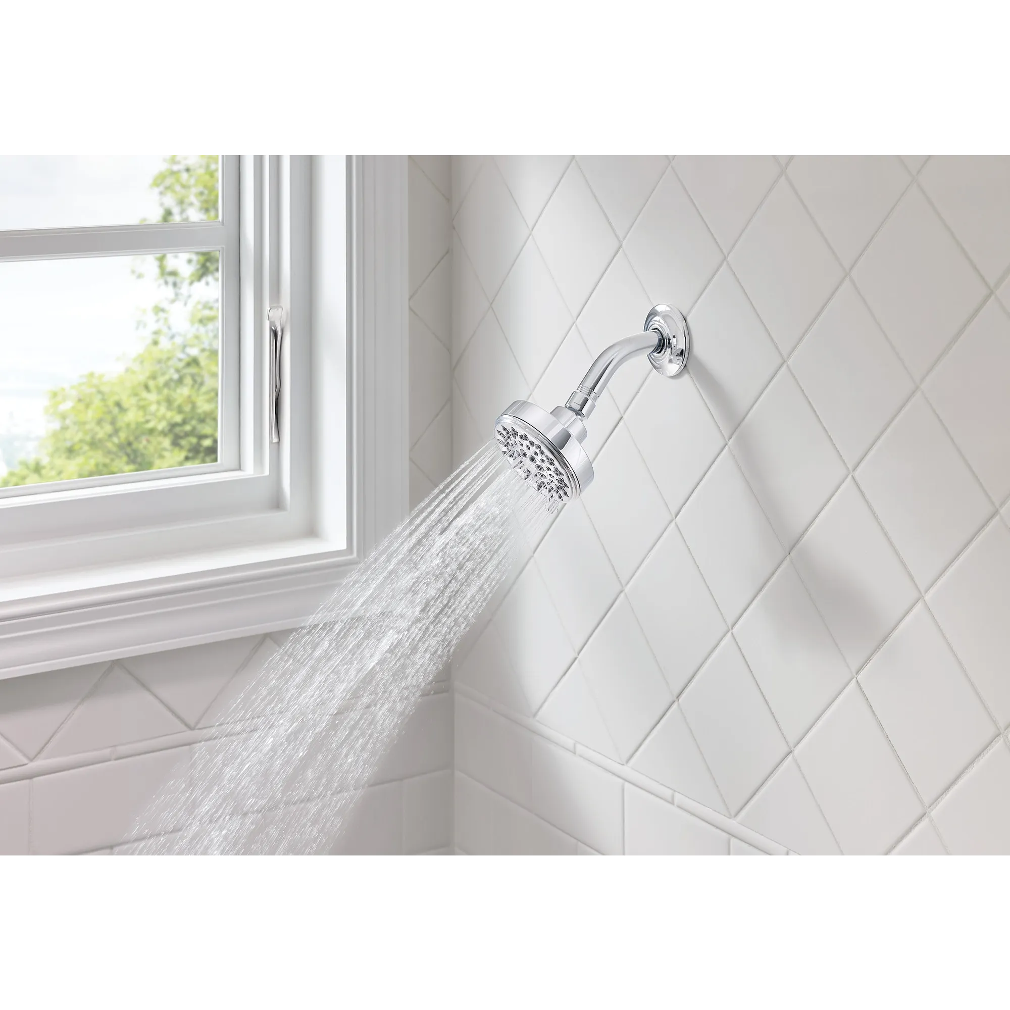 Ignite Five-Function 3 3/4 Diameter Spray Head Wallmount - Image 4