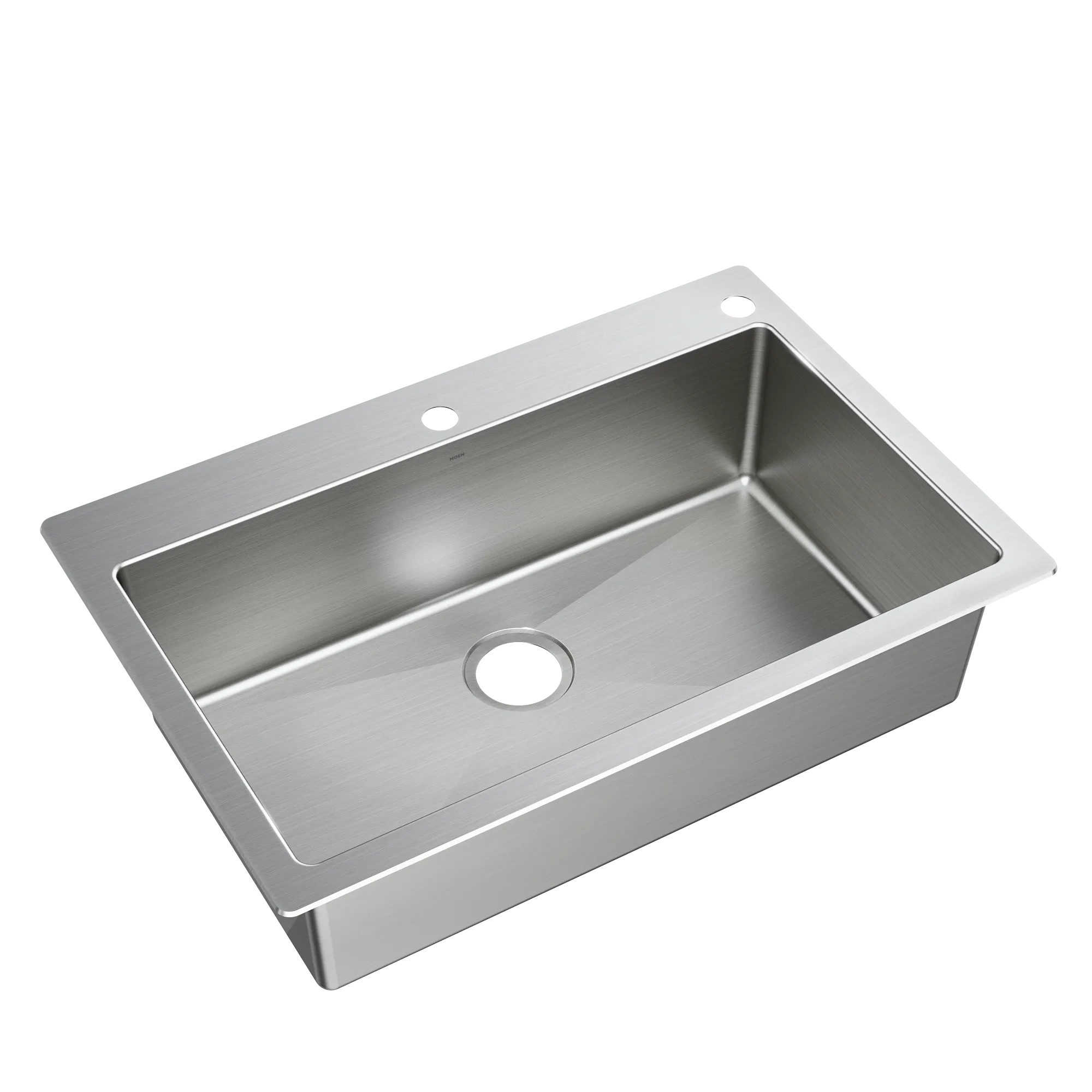 Islet 33x22 Steel 18 Gauge Single Bowl Dual Mount Sink - Image 6