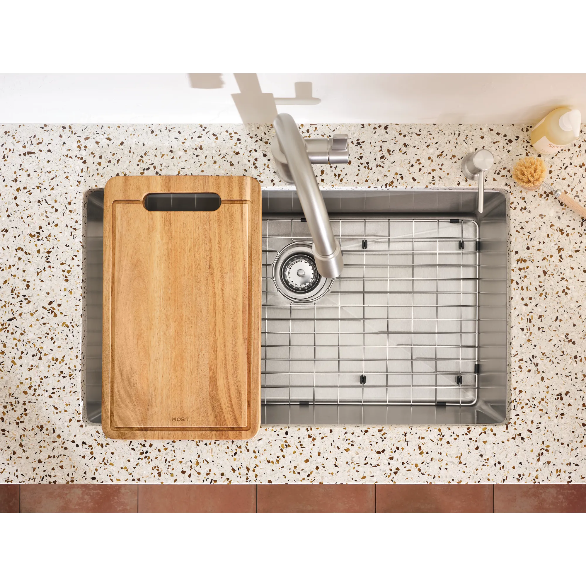 Islet 33x22 Steel 18 Gauge Single Bowl Dual Mount Sink - Image 11