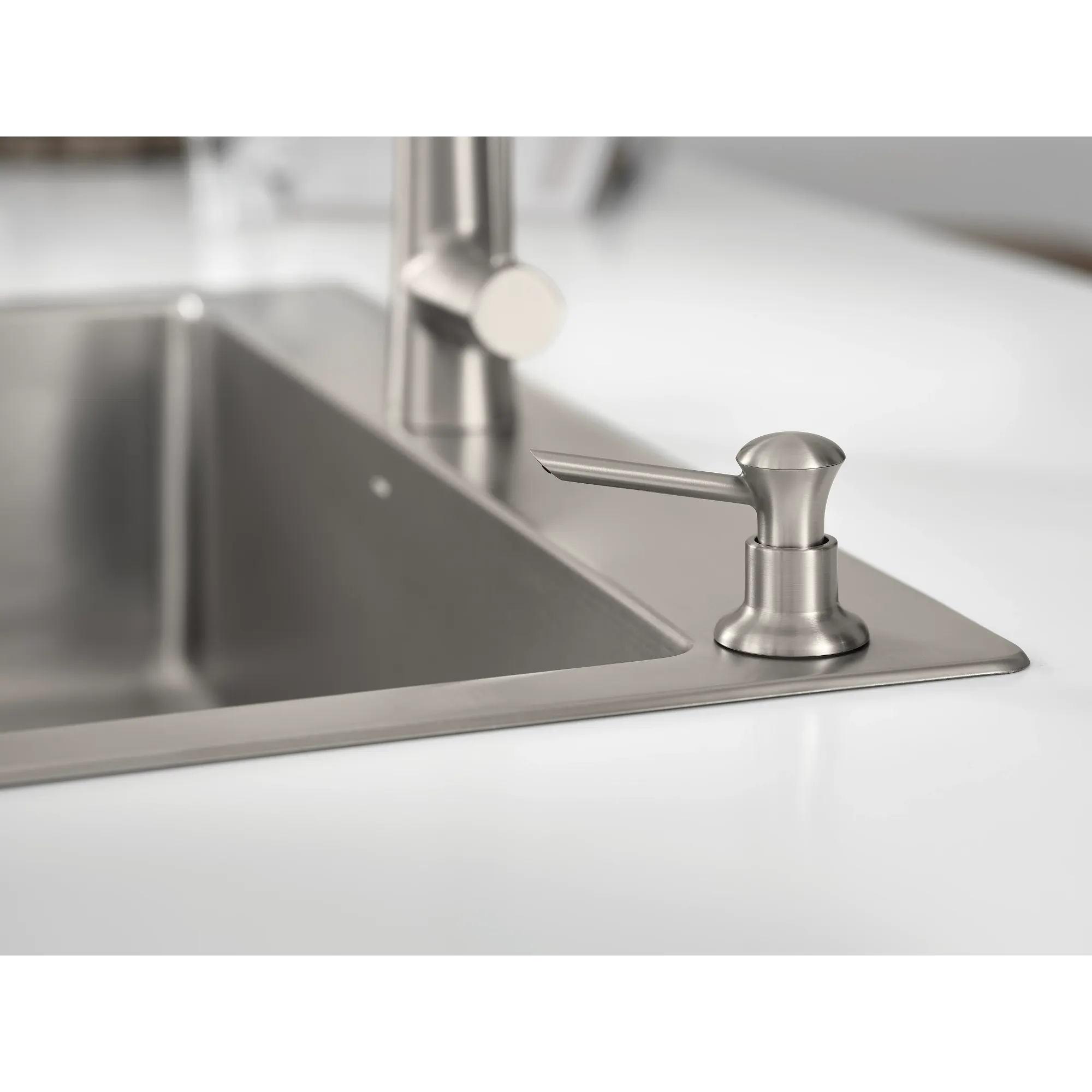 33 X 22 Stainless Steel 18 Gauge Single Bowl Dualmount Sink and Faucet Combination - Image 8