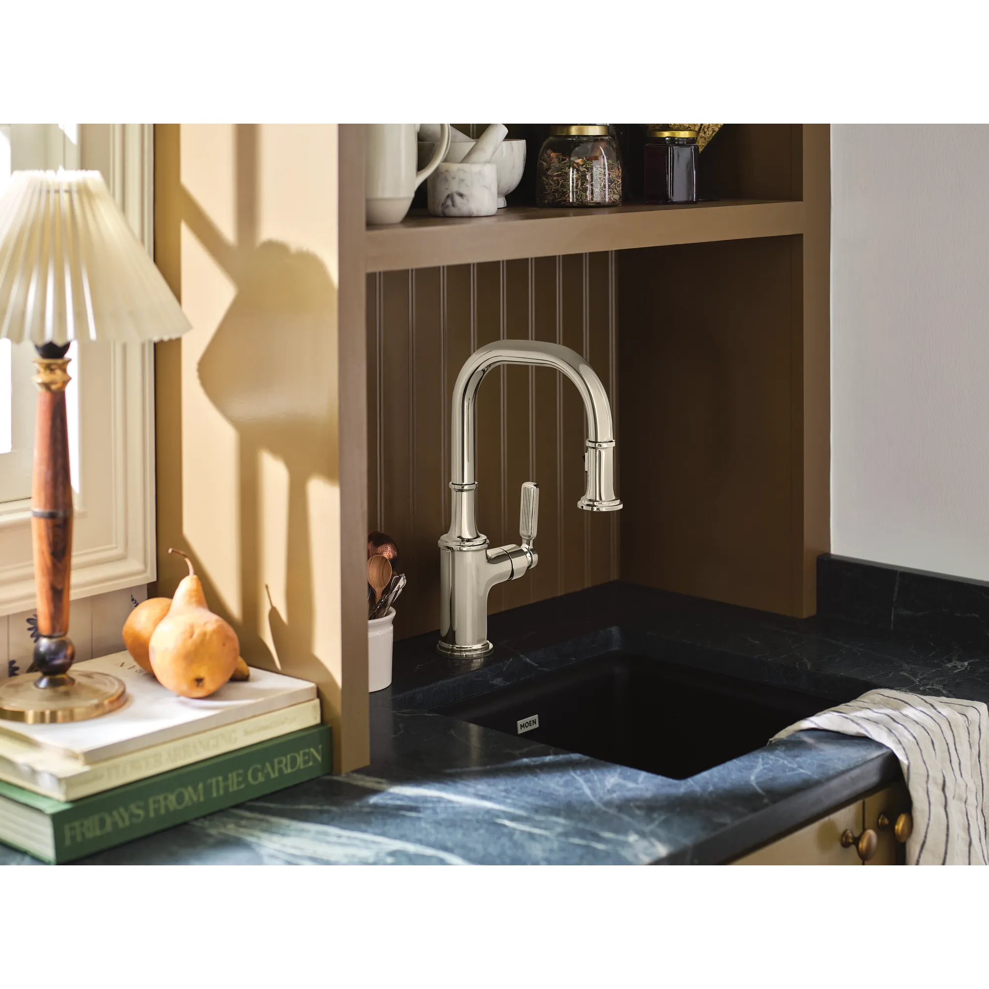 Smyth One-Handle High Arc Pulldown Bar Faucet - Image 8