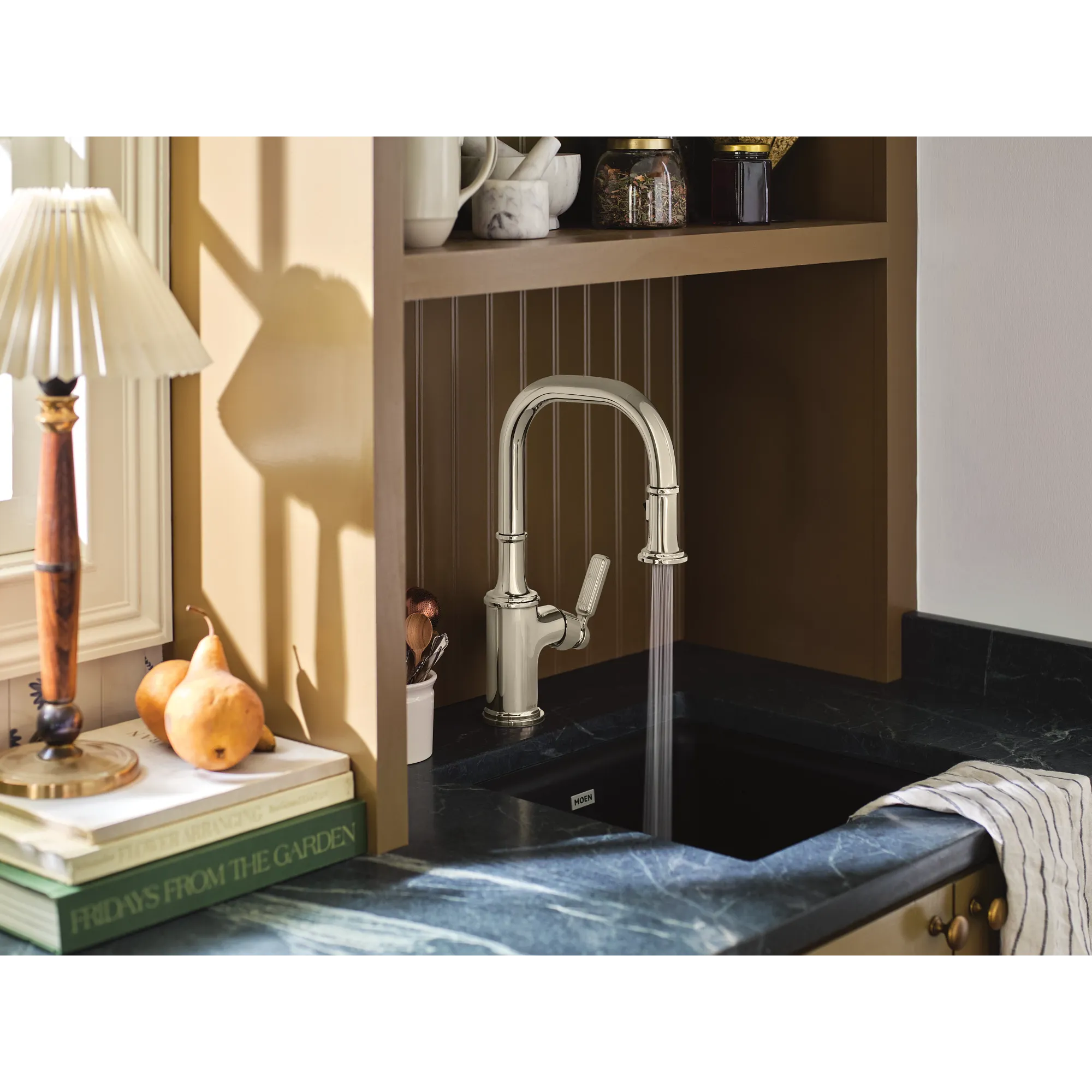 Smyth One-Handle High Arc Pulldown Bar Faucet - Image 7