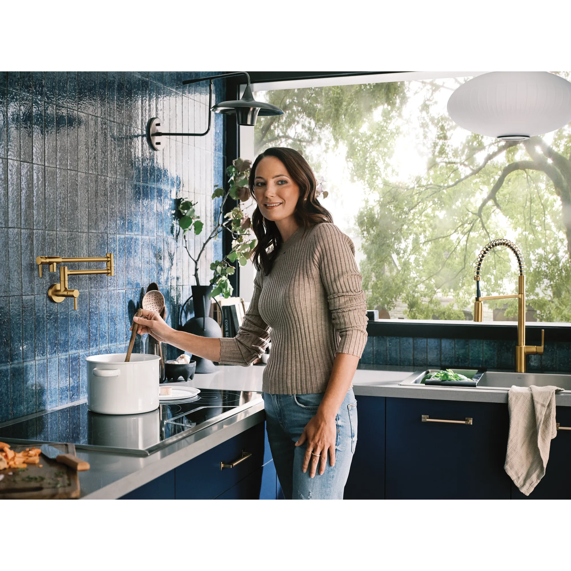 Modern One-Handle Pot Filler Kitchen Faucet - Image 30