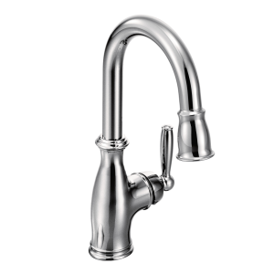 Brantford One-Handle High Arc Pulldown Single Mount Bar Faucet