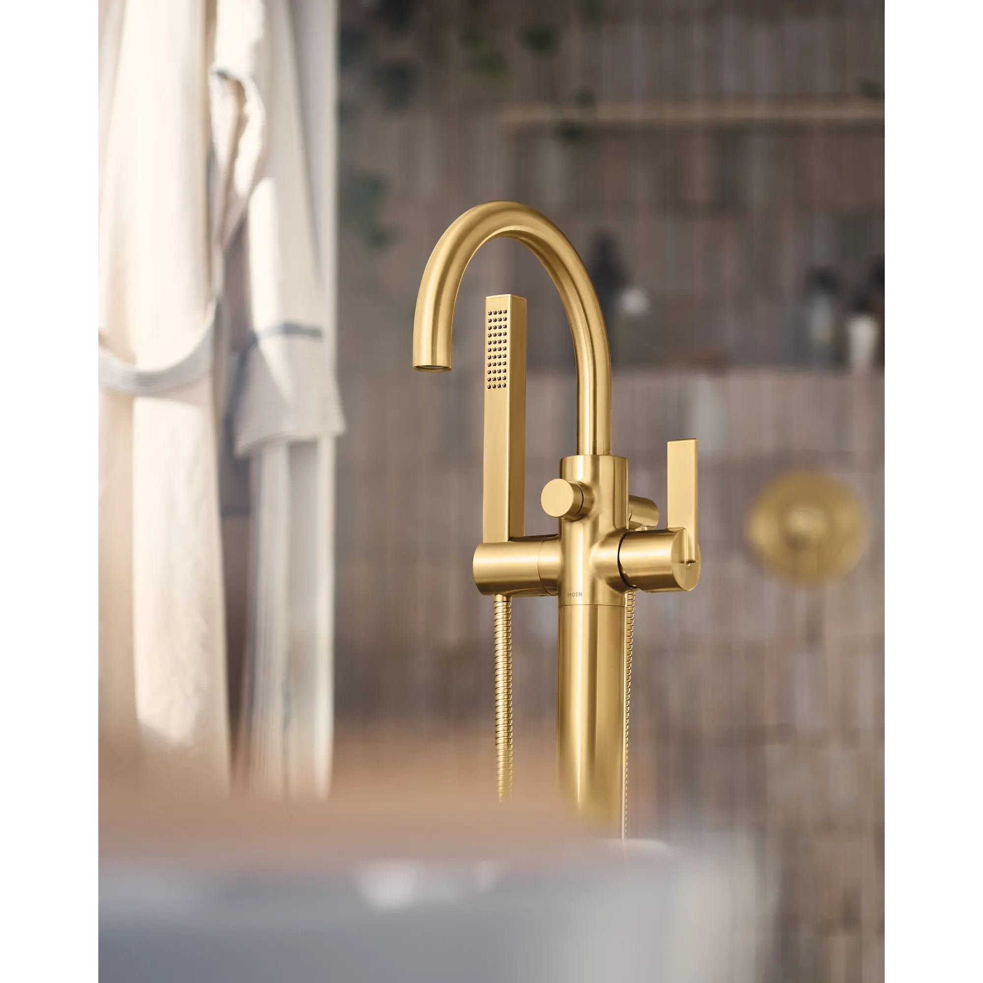 Cia One-Handle Tub Filler Includes Hand Shower - Image 17