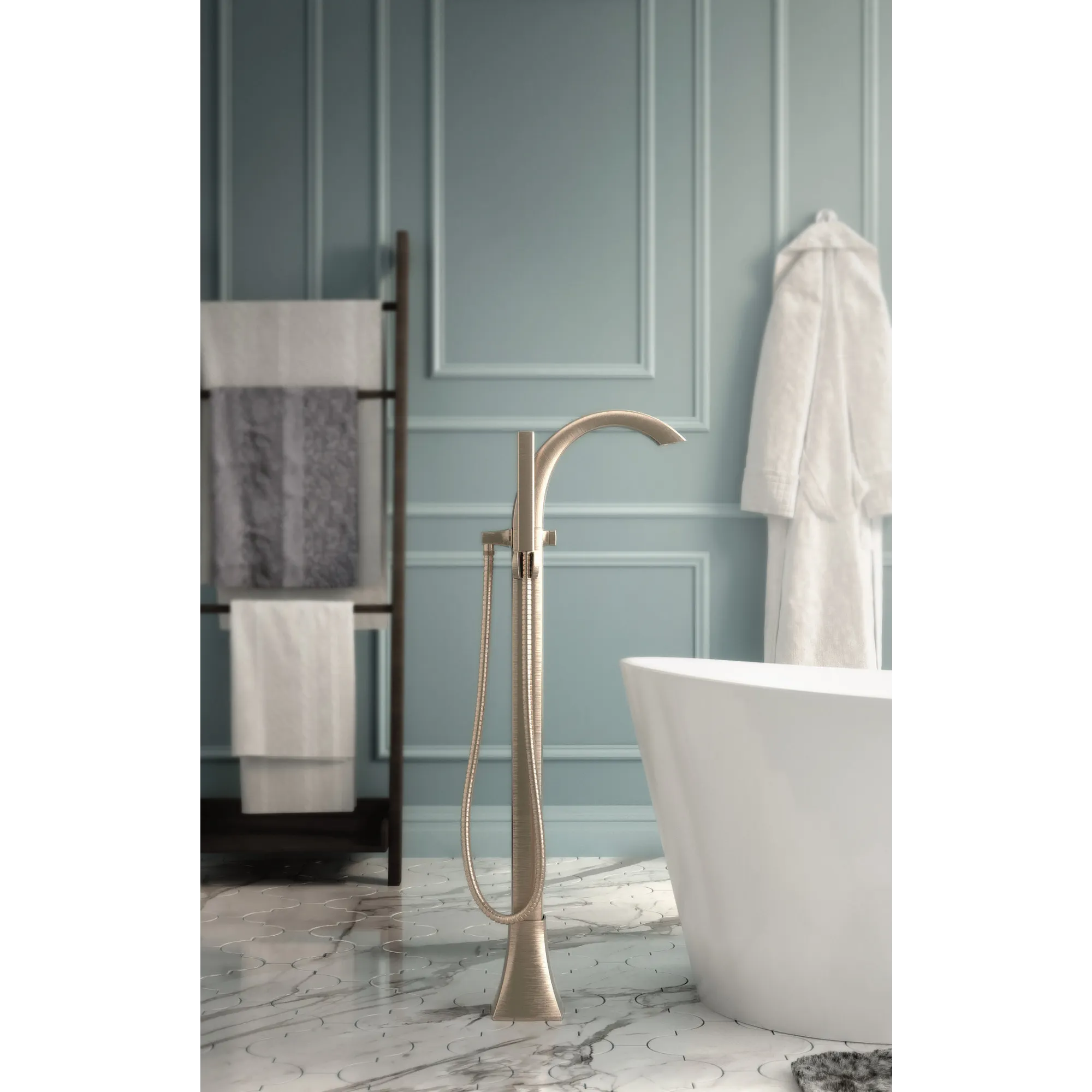 Voss One-Handle Tub Filler Including Handheld Shower - Image 22