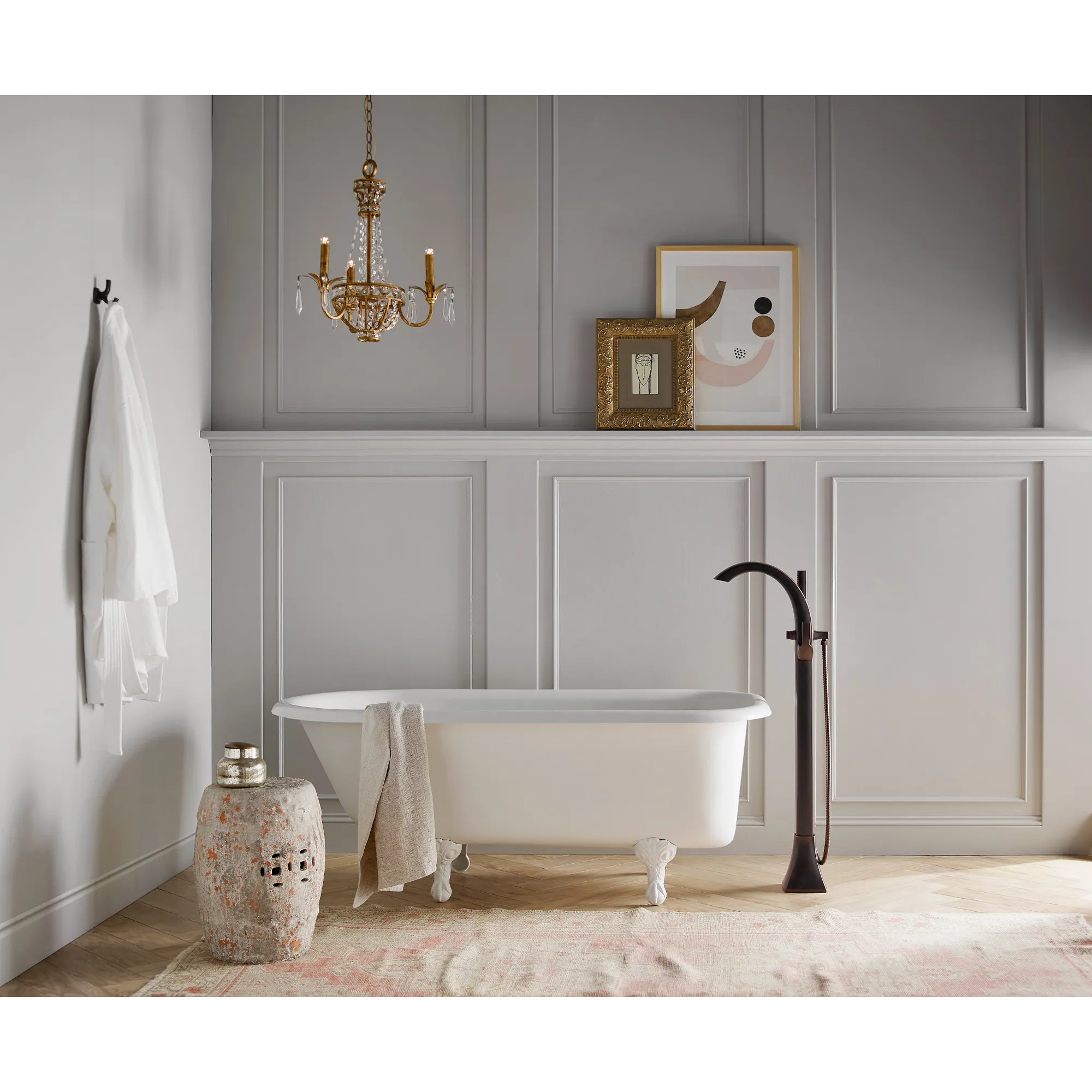 Voss One-Handle Tub Filler Including Handheld Shower - Image 12