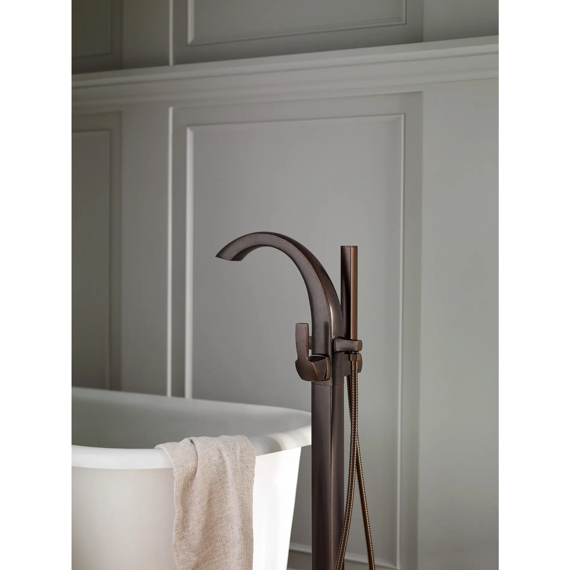 Voss One-Handle Tub Filler Including Handheld Shower - Image 13