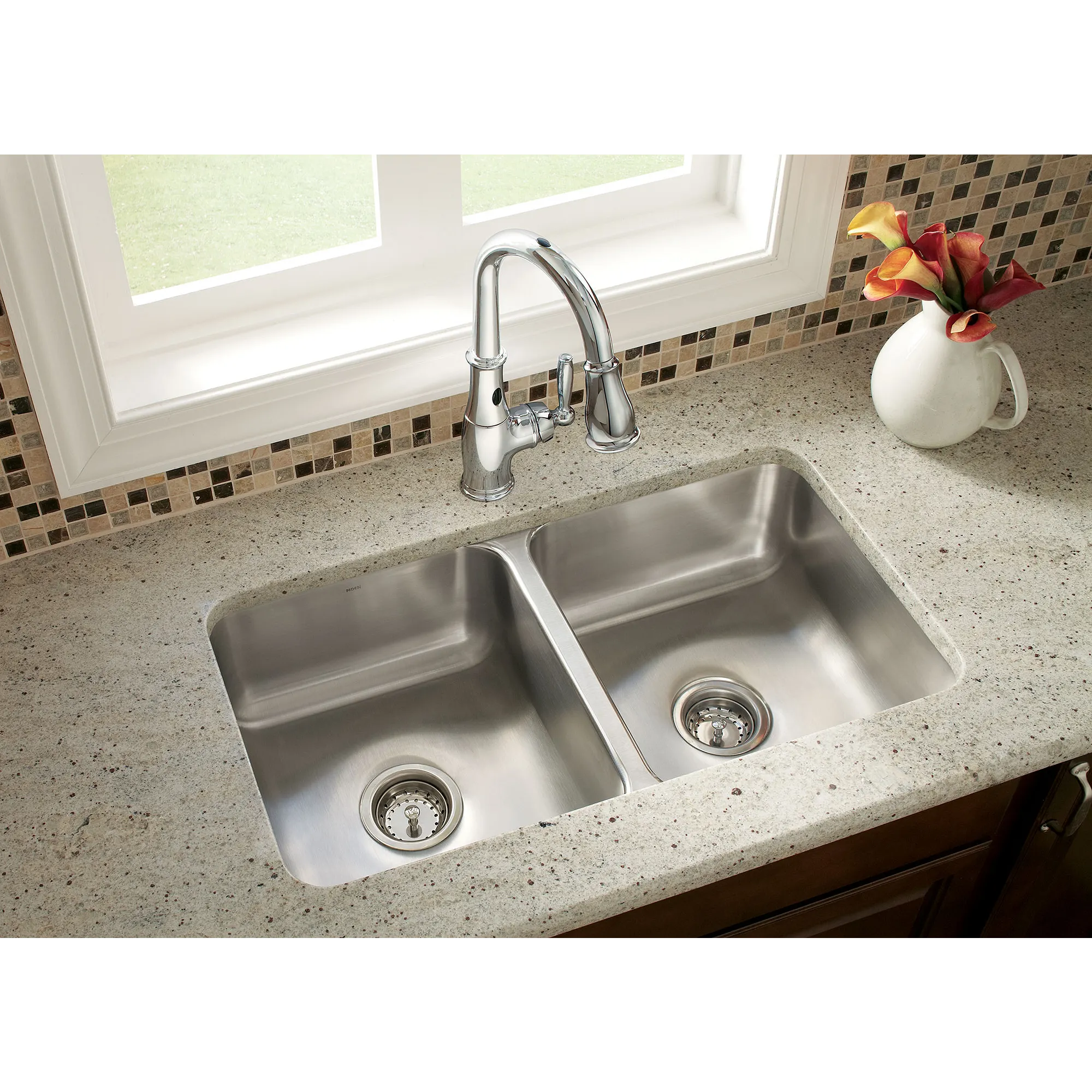 Brantford One-Handle High Arc MotionSense Dual Sensor Pulldown Kitchen Faucet - Image 6