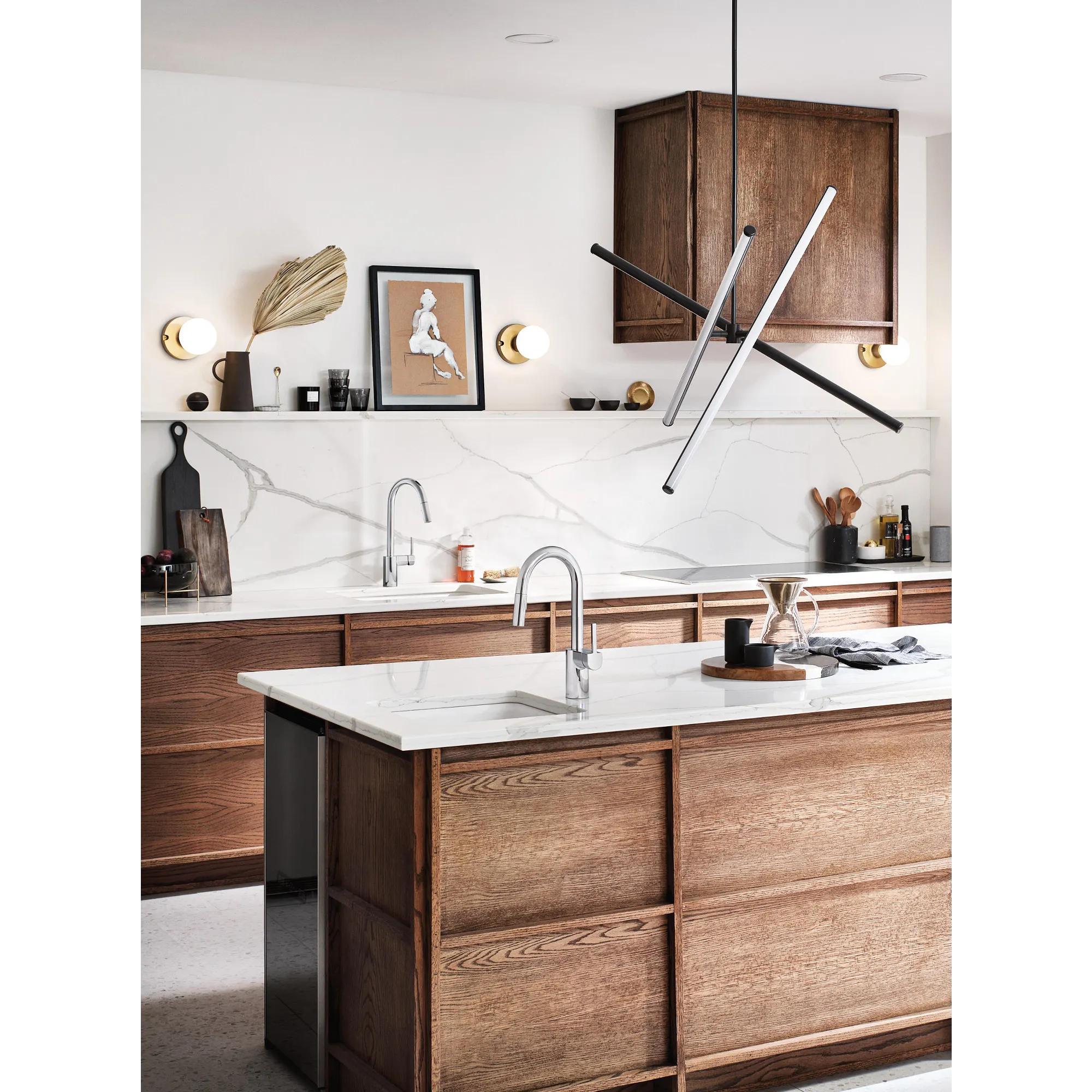 Align Smart Faucet Voice Control One-Handle High Arc Pulldown Kitchen Faucet - Image 6