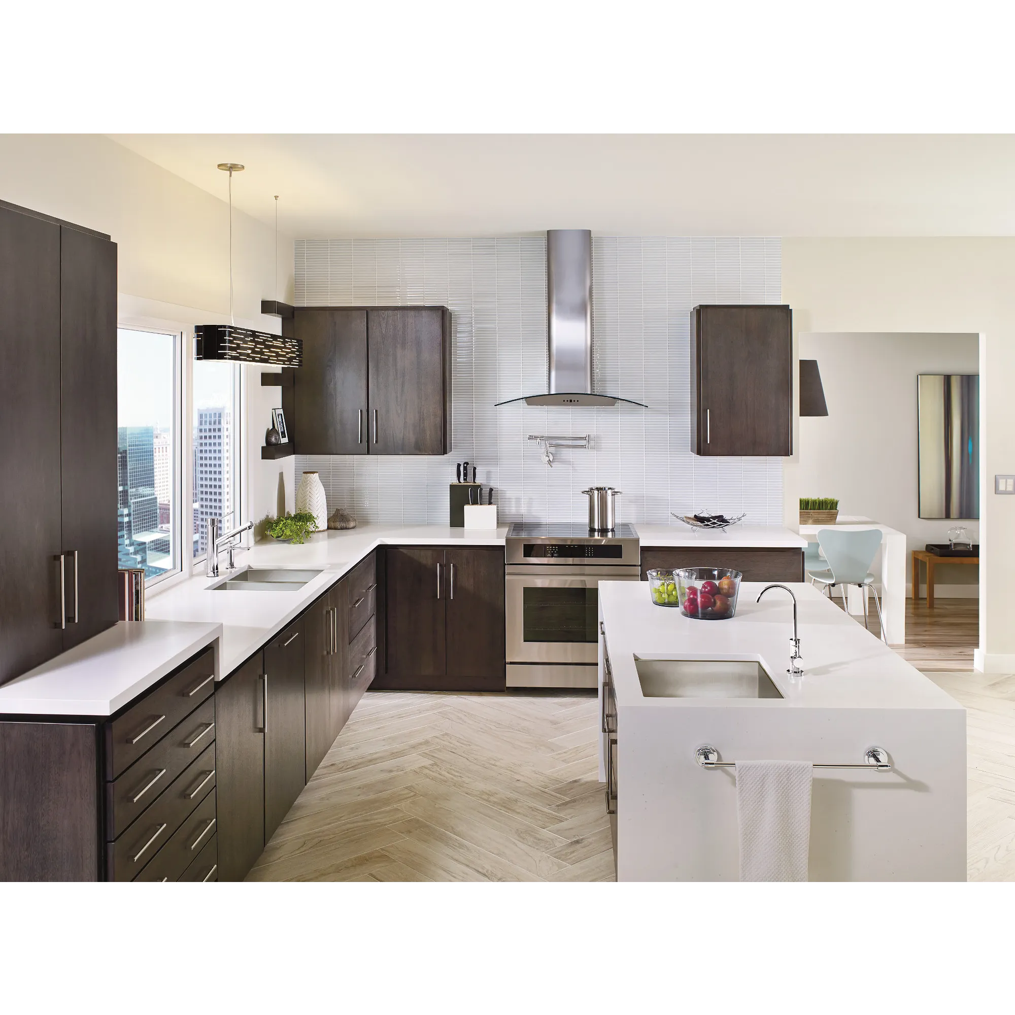 Modern One-Handle Pot Filler Kitchen Faucet - Image 2