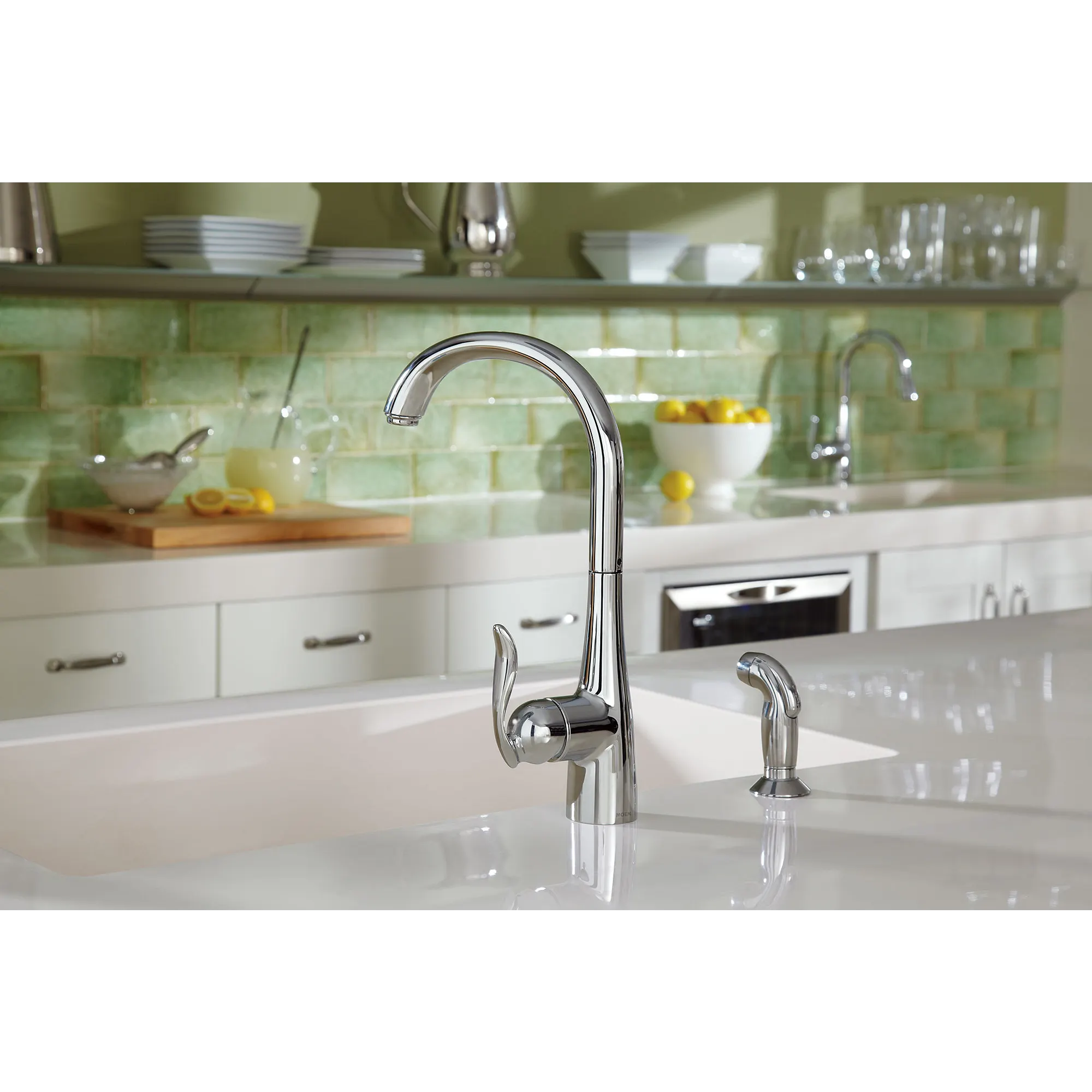 Arbor One-Handle High Arc Kitchen Faucet - Image 3