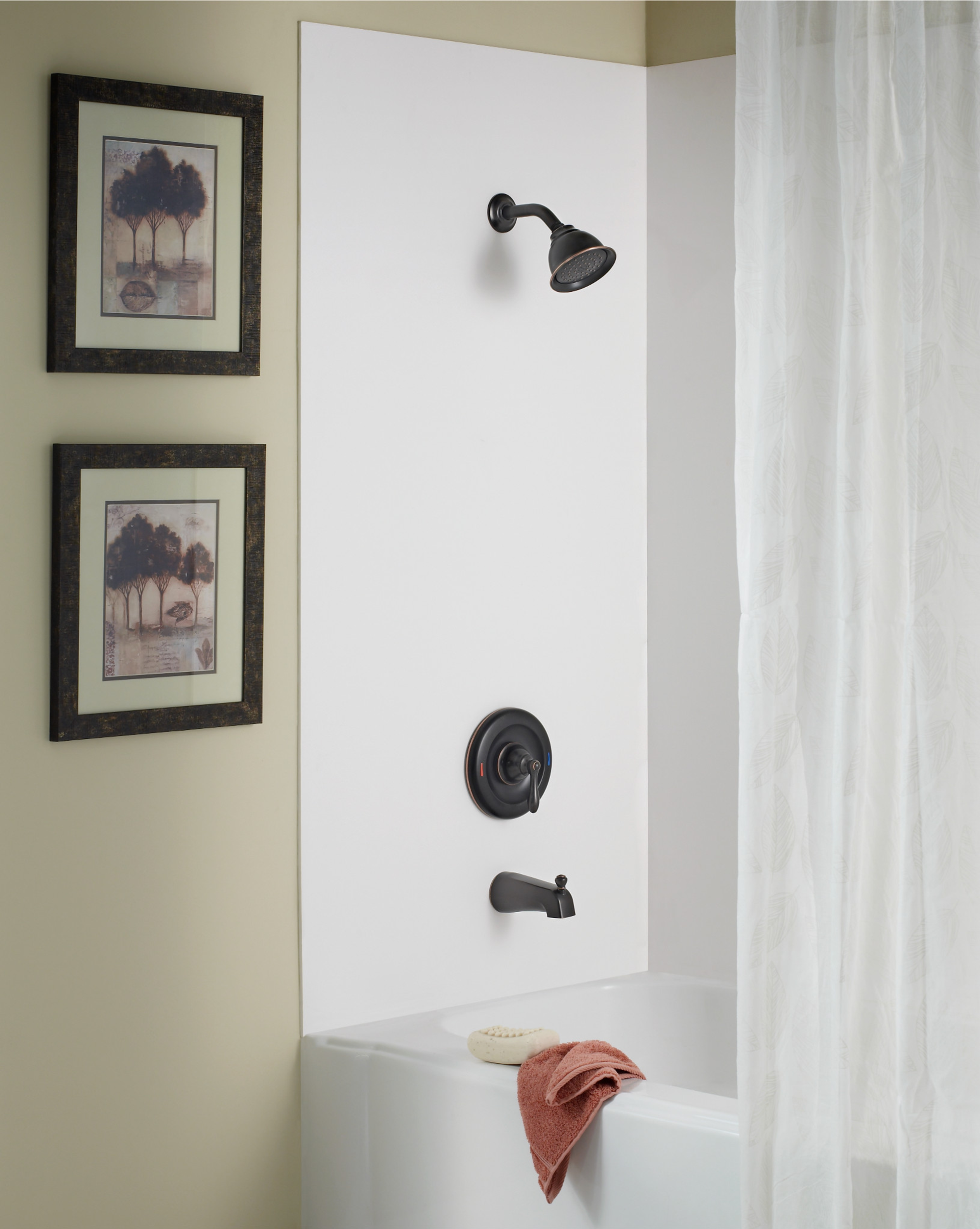 Caldwell Mediterranean Bronze Eco-performance Tub/shower - Image 3