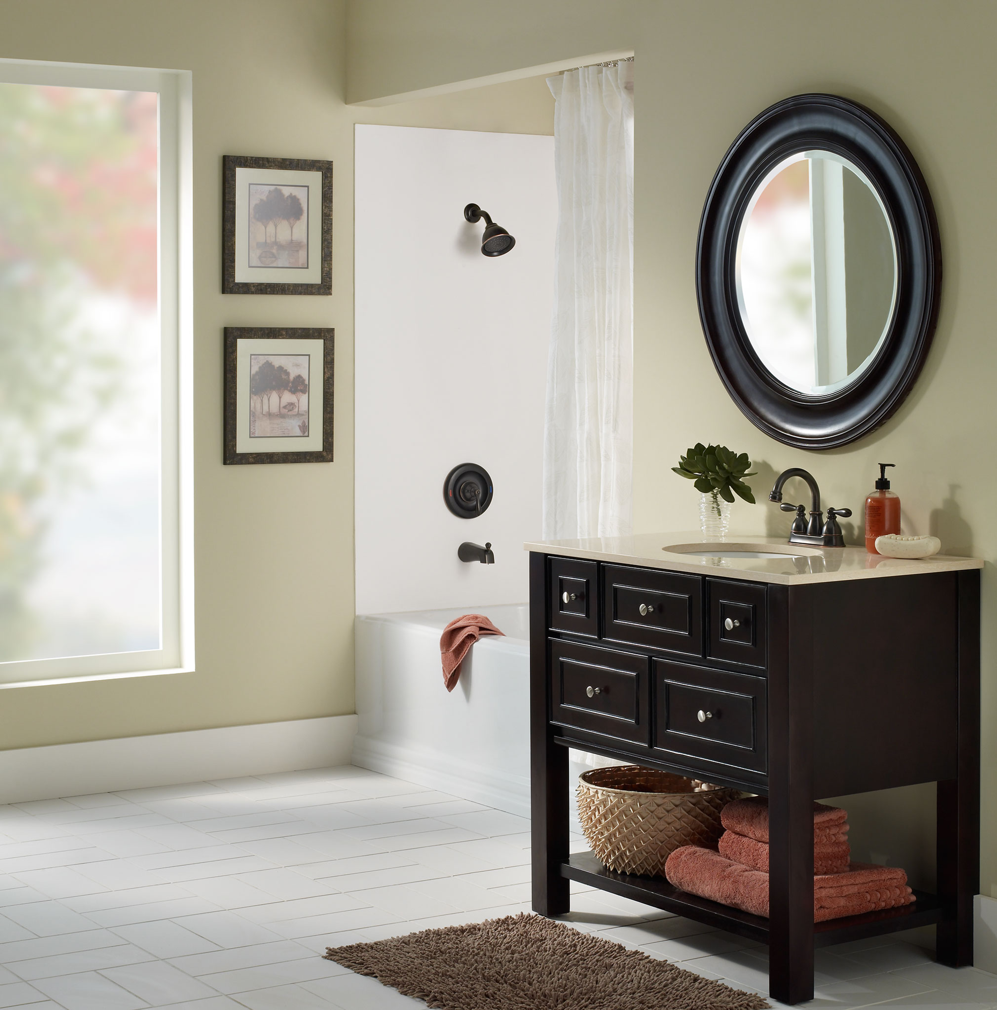 Caldwell Mediterranean Bronze Eco-performance Tub/shower - Image 7