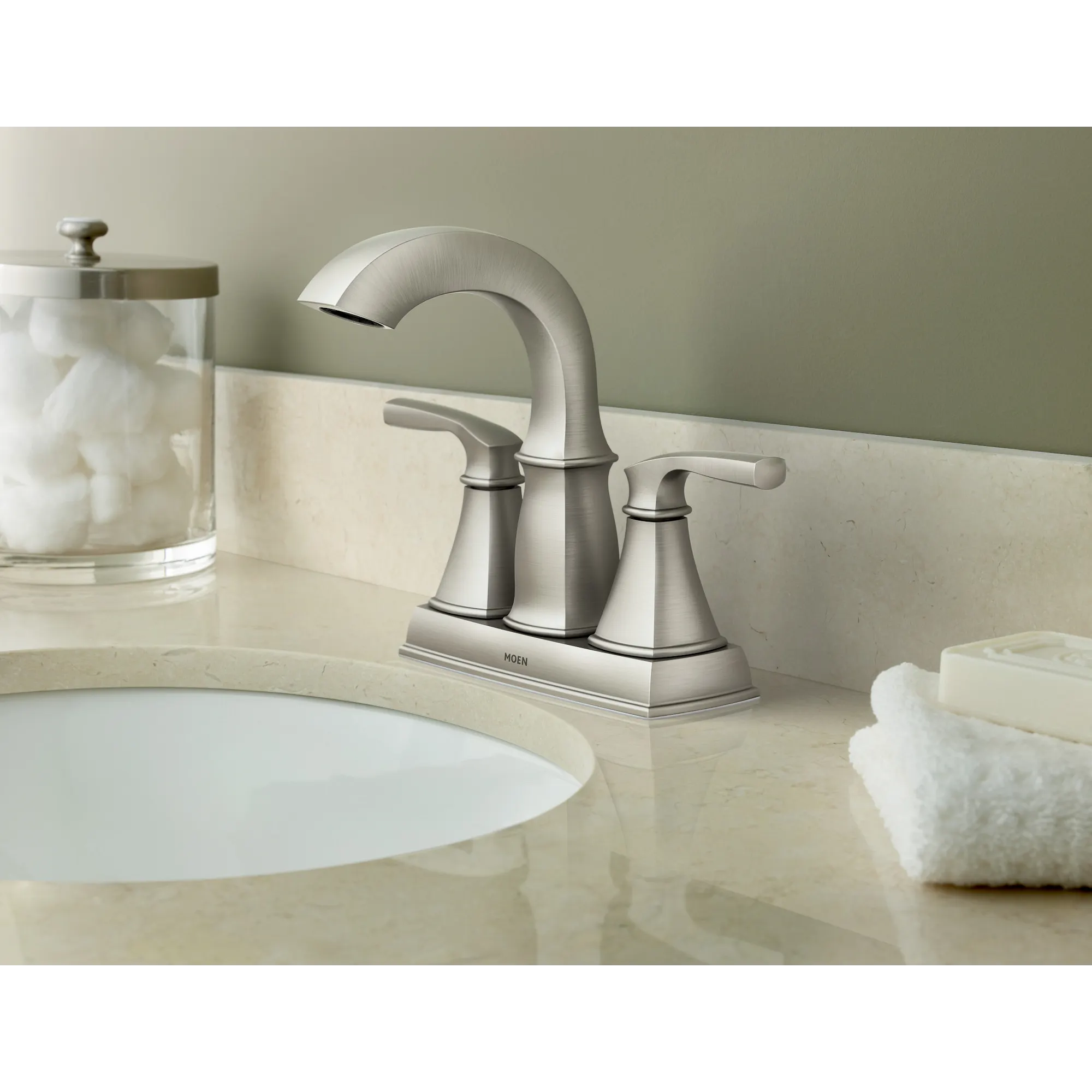 Finney Two-Handle High Arc Bathroom Faucet - Image 8