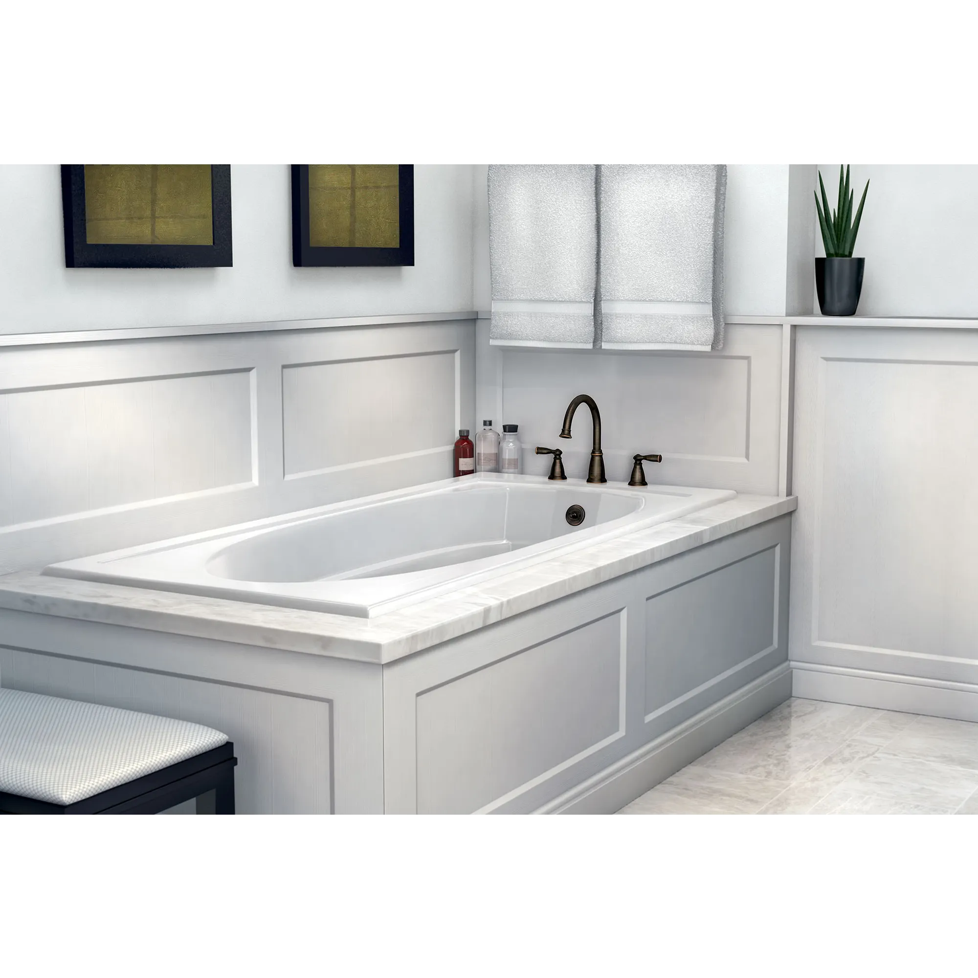 Banbury Two-Handle High Arc Roman Tub Faucet - Image 8