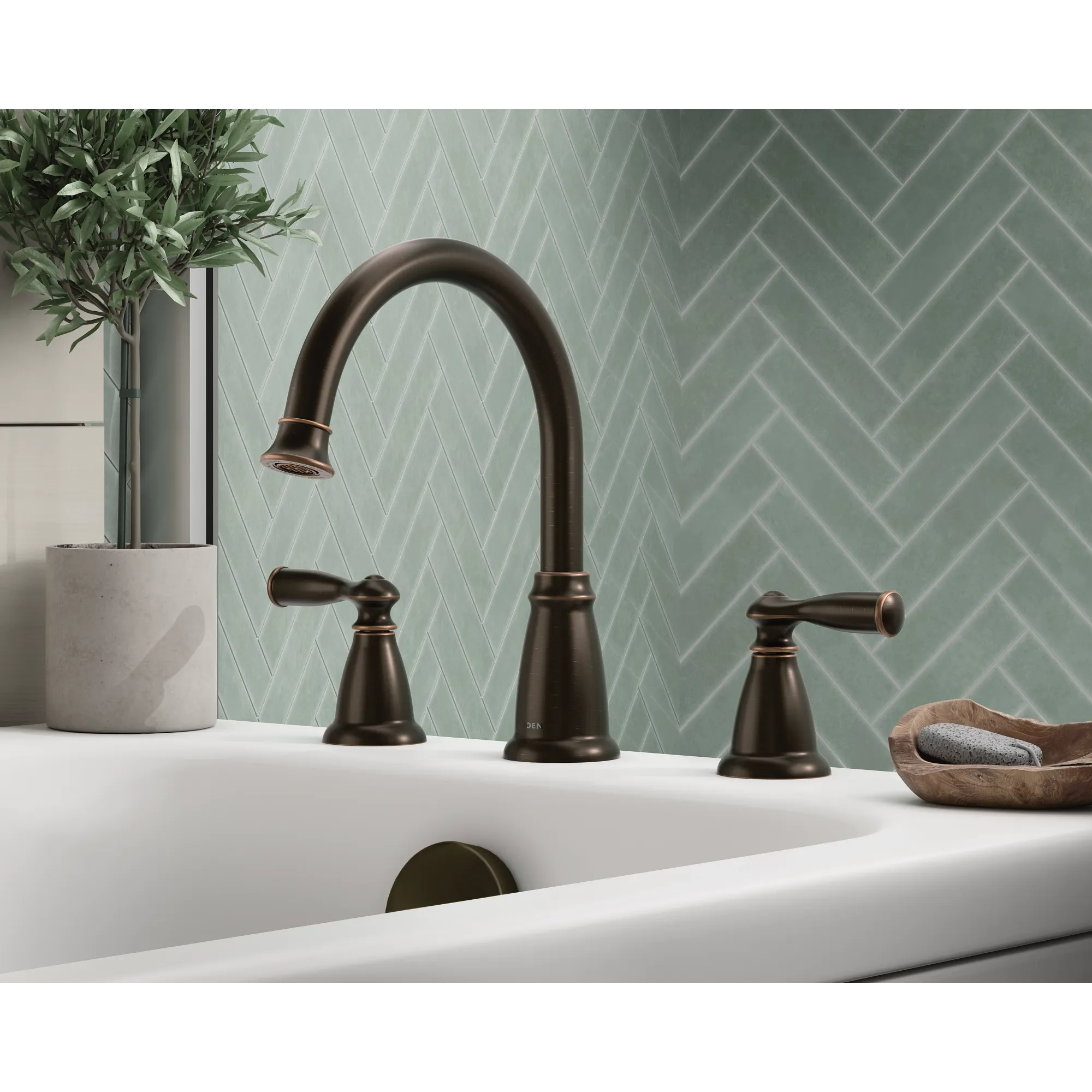 Banbury Two-Handle High Arc Roman Tub Faucet - Image 6