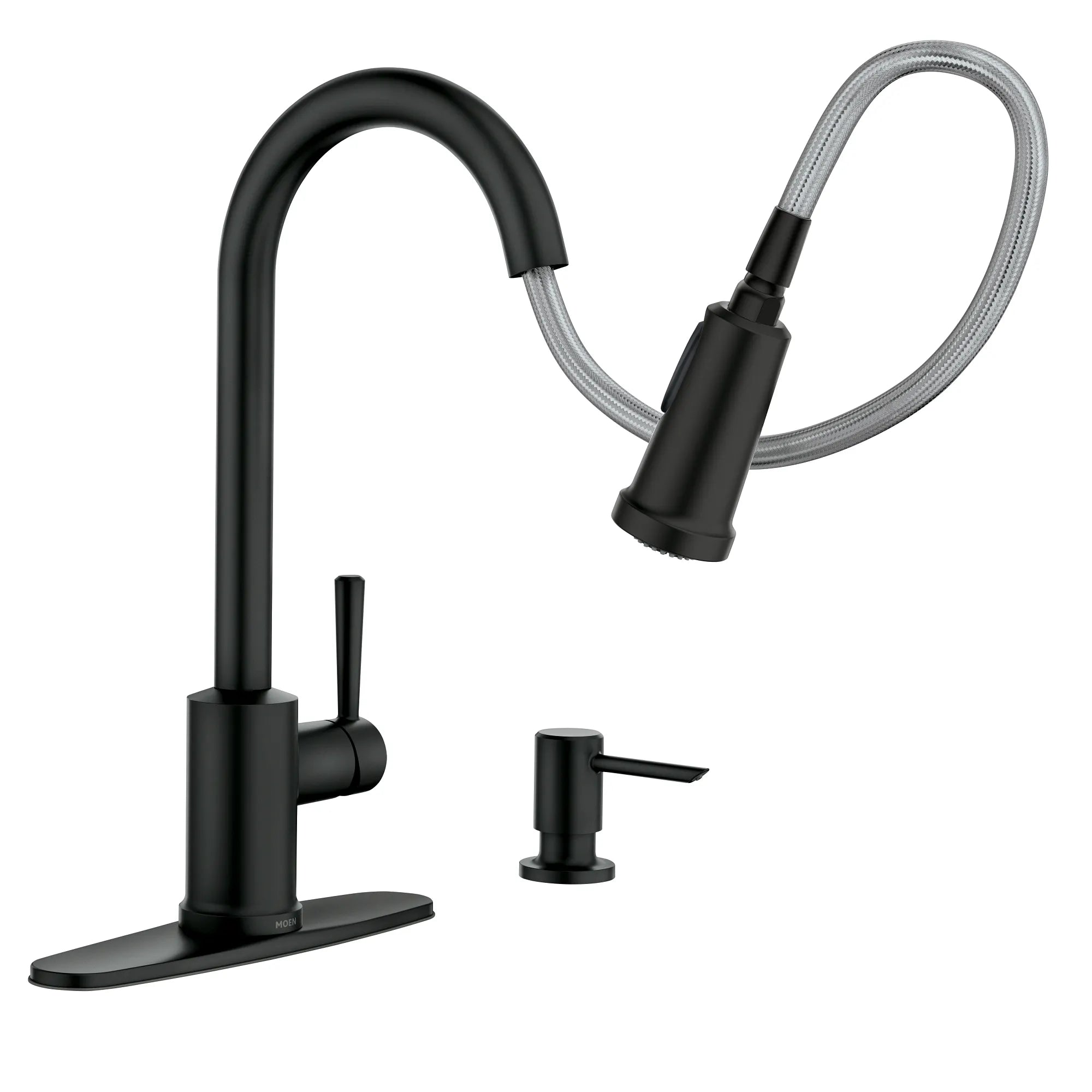 Indi One-Handle High Arc Pulldown Kitchen Faucet - Image 7