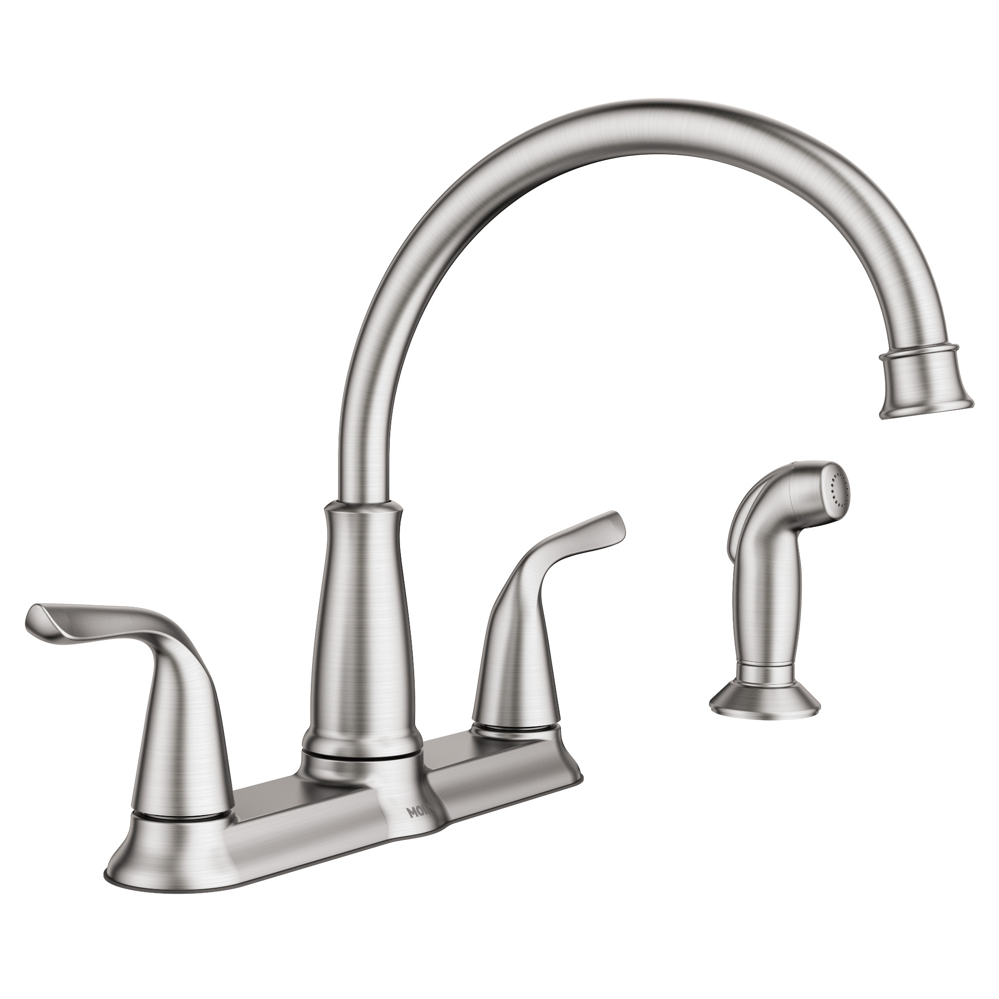 Brecklyn Two-Handle Low Arc Kitchen Faucet - Image 4