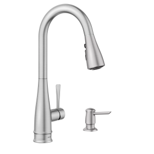 Birchfield One-Handle High Arc Pulldown Kitchen Faucet