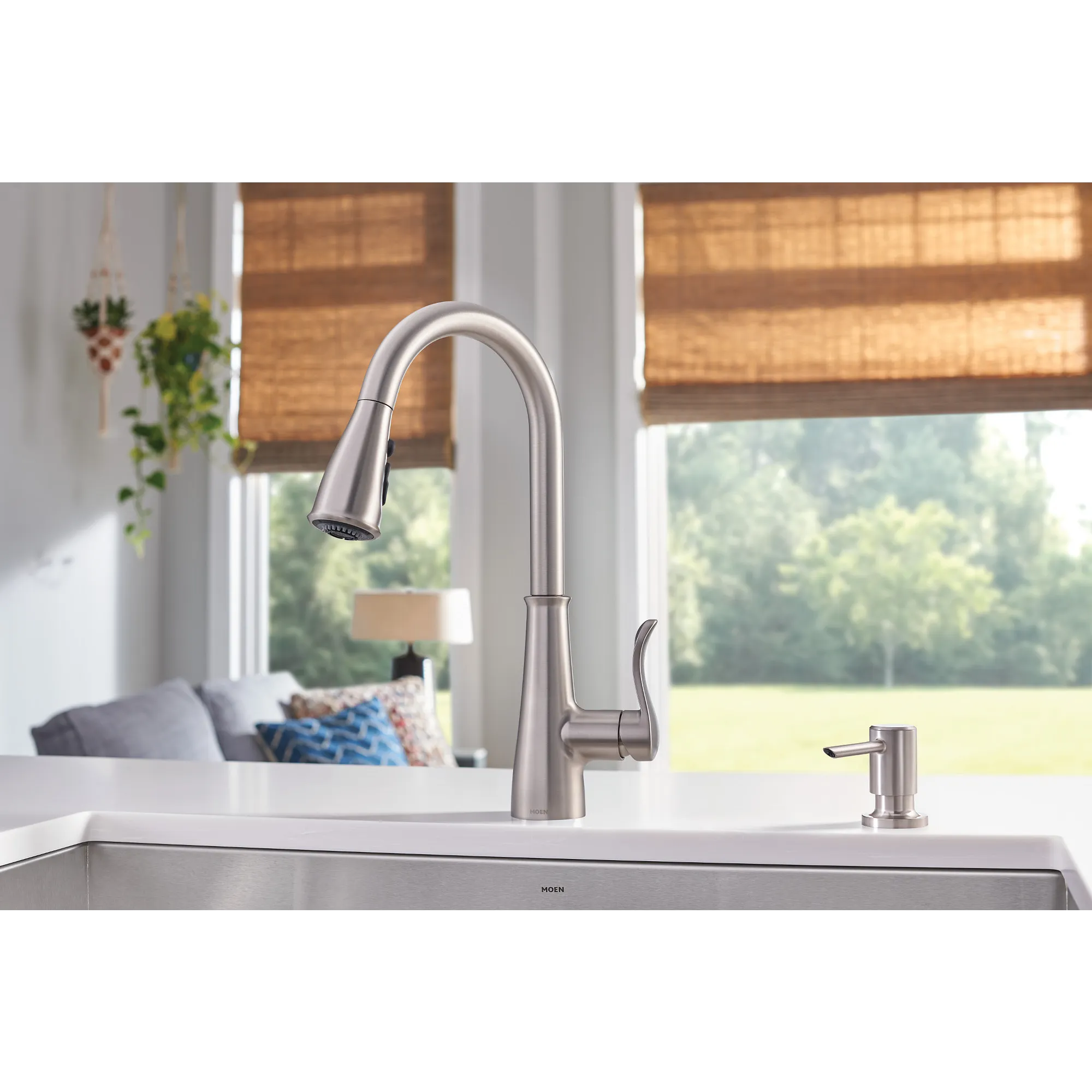 Hadley One-Handle Pulldown Kitchen Faucet - Image 14