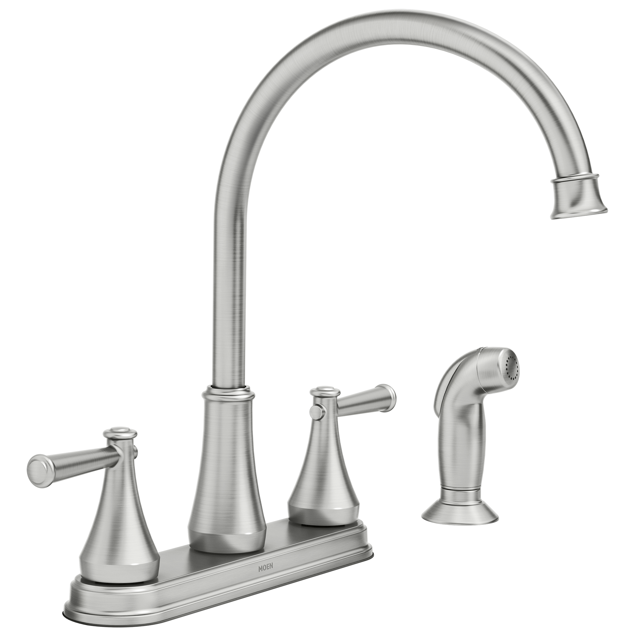Stevie Two-Handle High Arc Kitchen Faucet