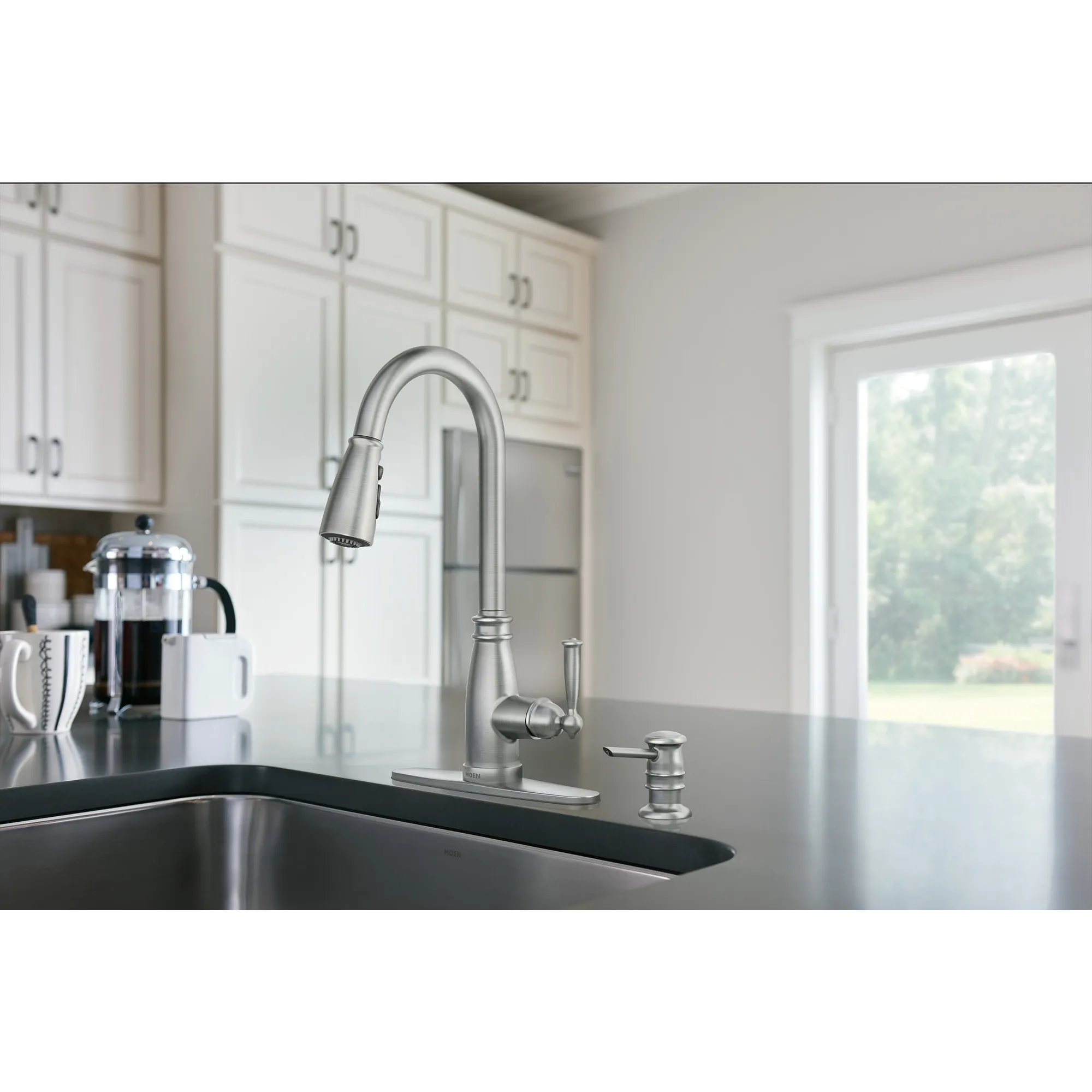 Morado One-Handle High Arc Pulldown Kitchen Faucet - Image 10
