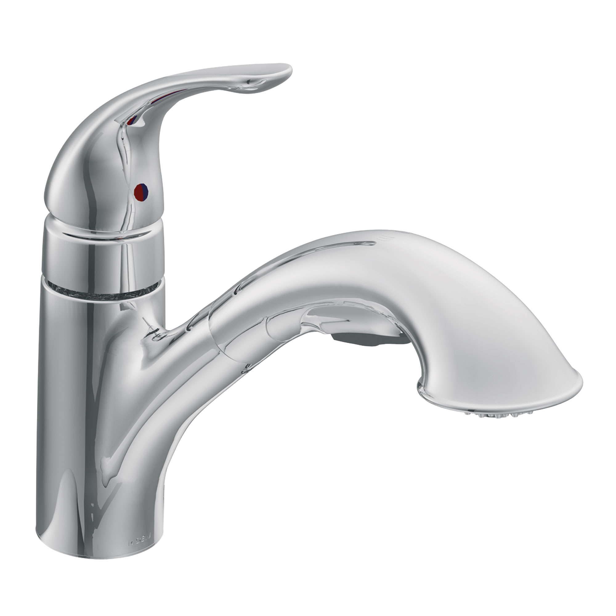 Caprillo One-Handle Low Arc Pullout Kitchen Faucet