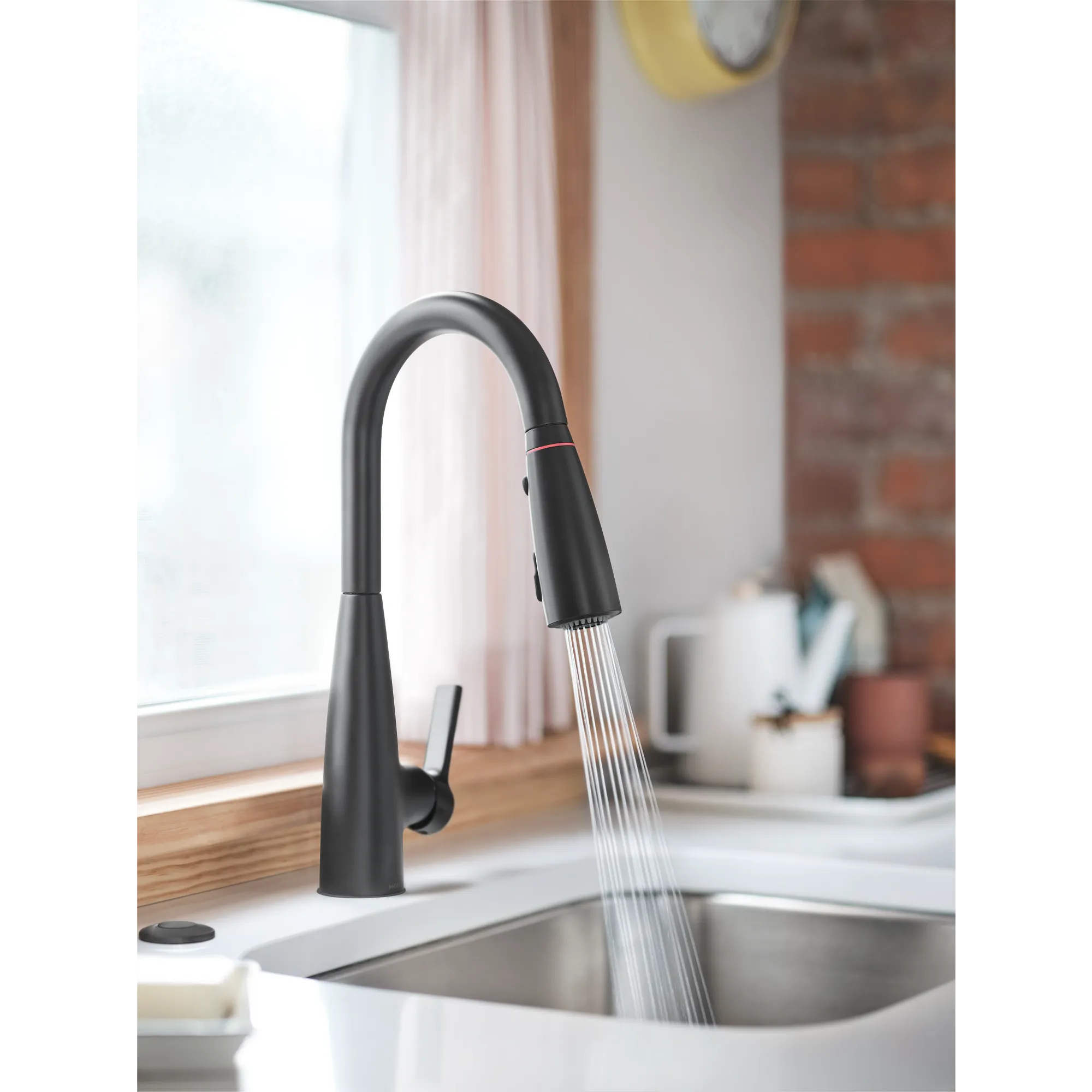 Haelyn One-Handle High Arc Pulldown Kitchen Faucet - Image 7