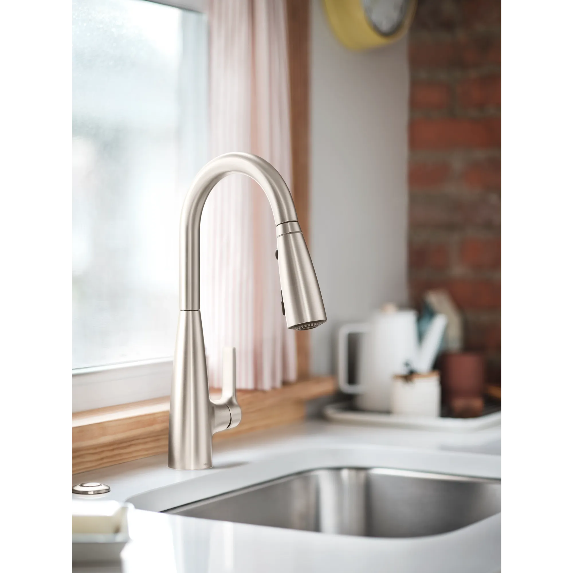 Haelyn One-Handle High Arc Pulldown Kitchen Faucet - Image 27