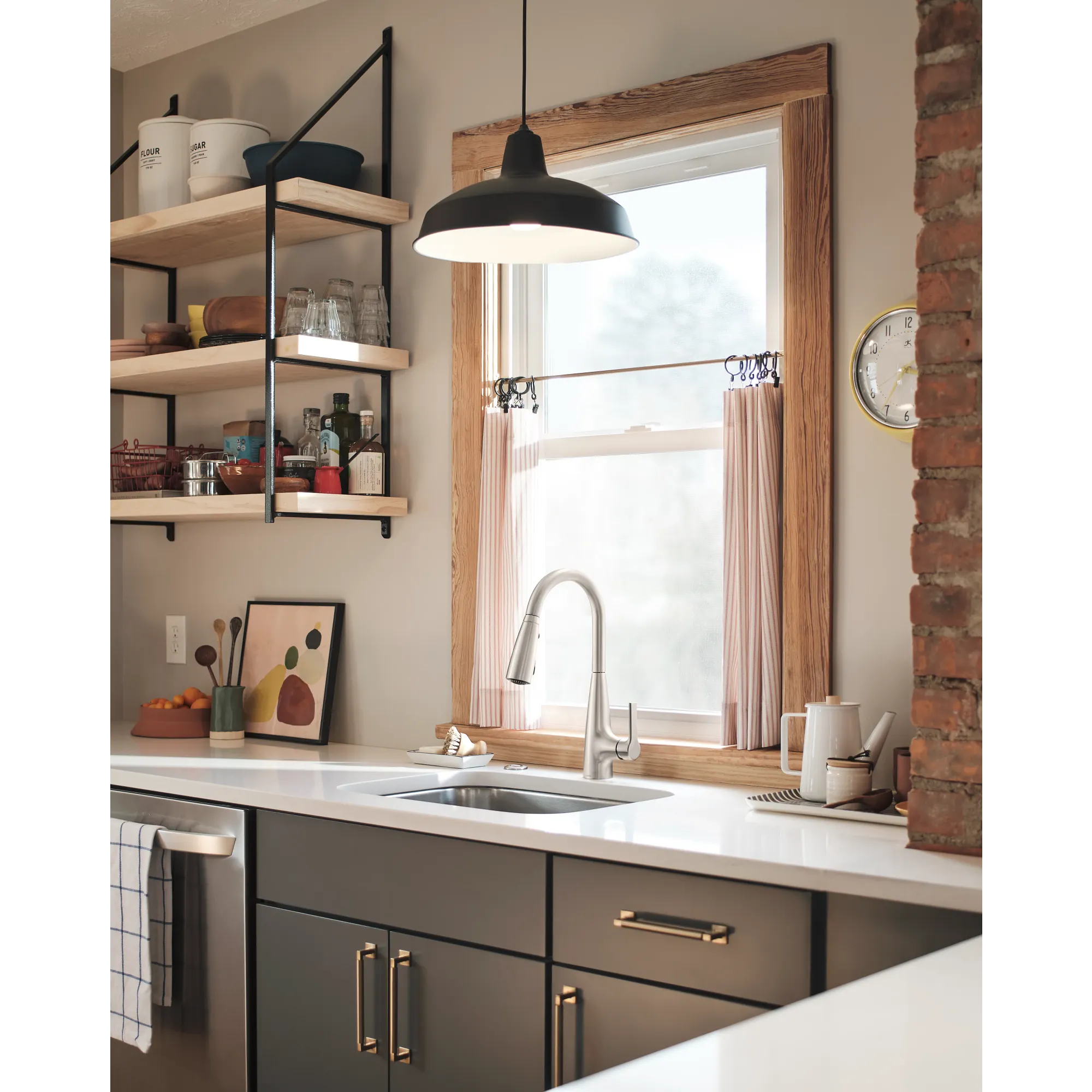 Haelyn One-Handle High Arc Pulldown Kitchen Faucet - Image 19