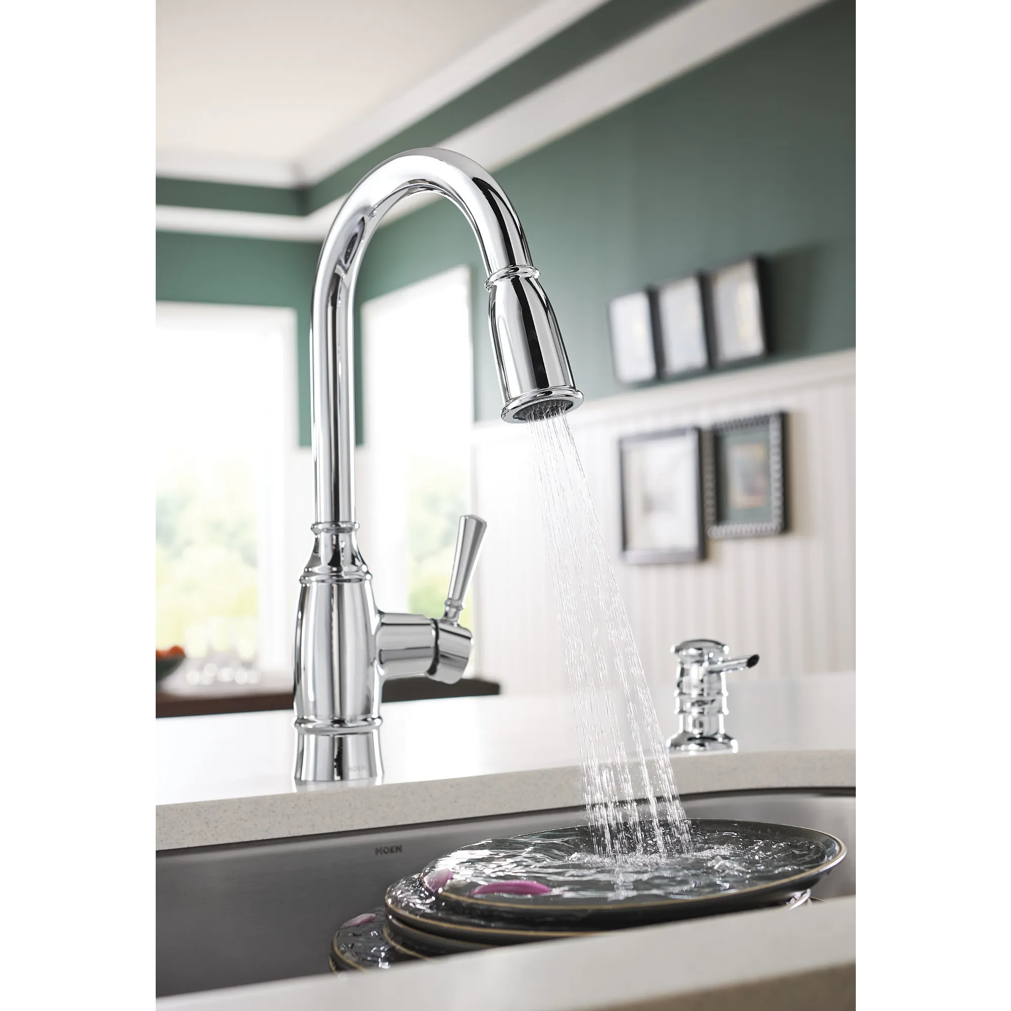 Noell One-Handle Pulldown Kitchen Faucet - Image 9