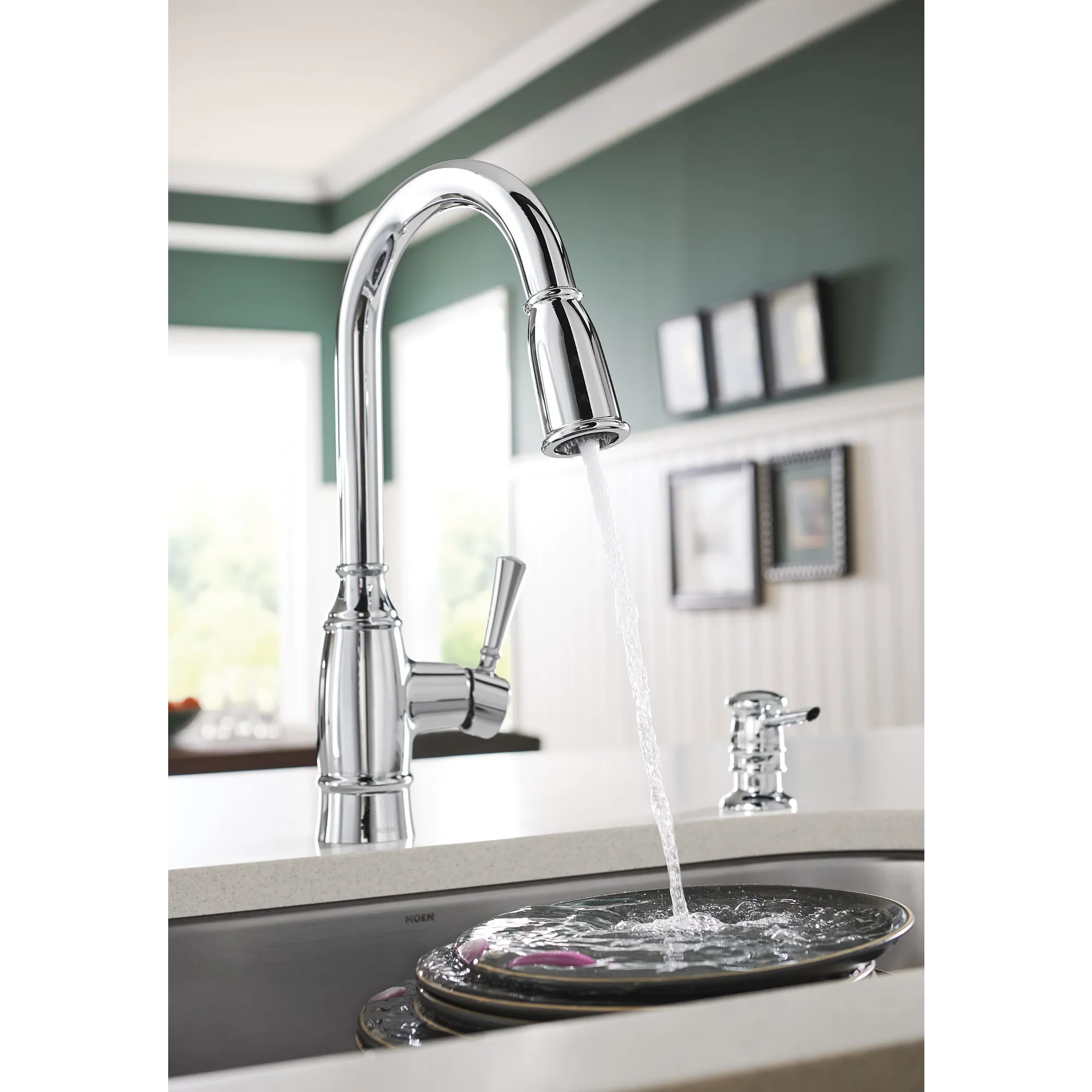 Noell One-Handle Pulldown Kitchen Faucet - Image 7