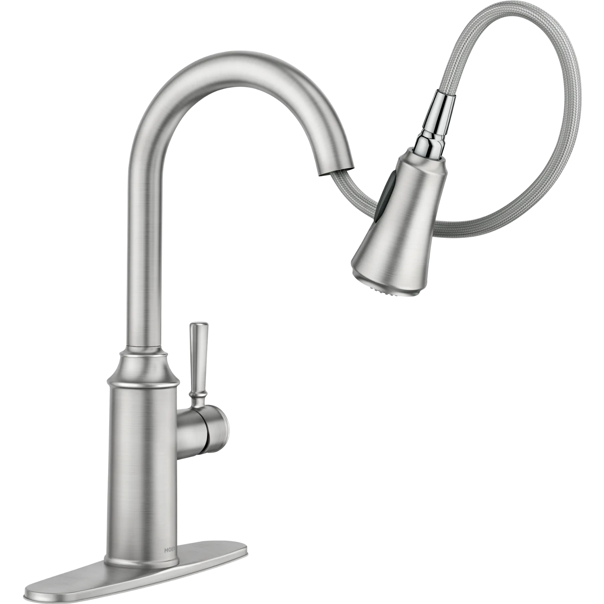 Conneaut One-Handle High Arc Pulldown Kitchen Faucet - Image 7