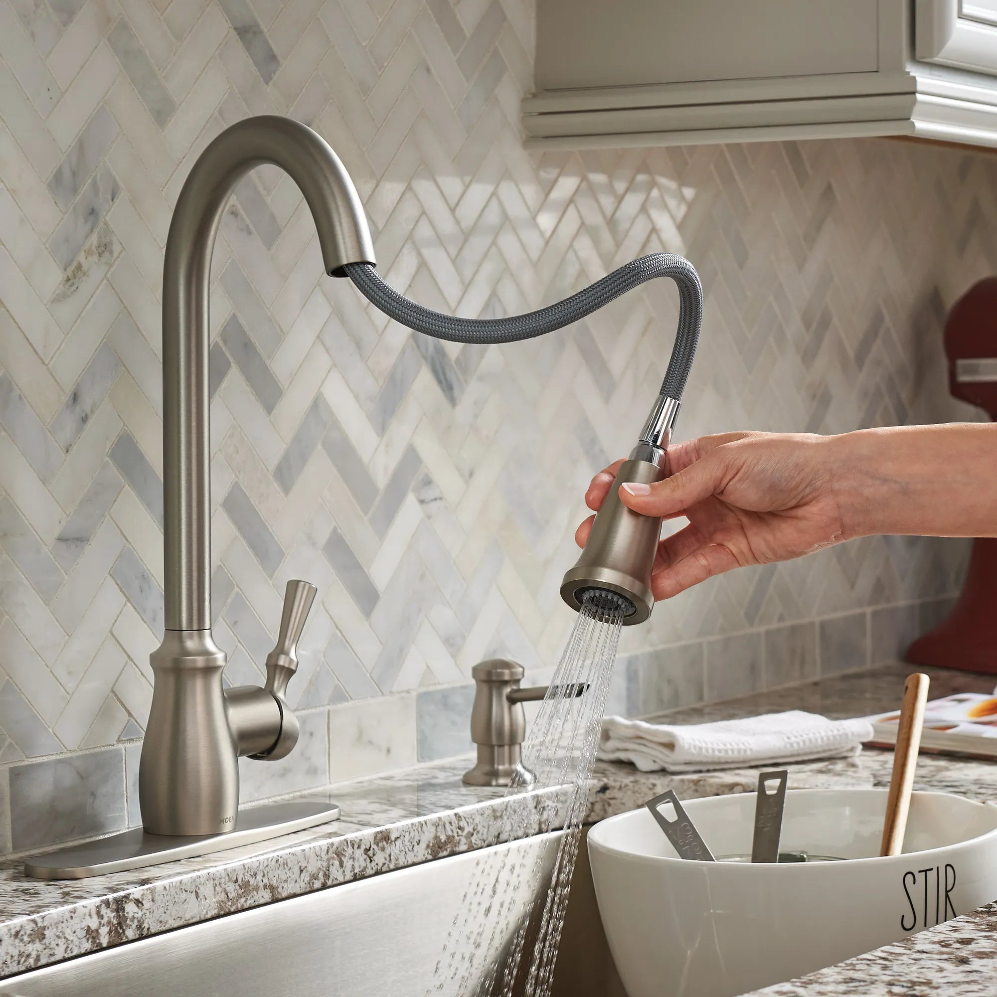 Fieldstone One-Handle High Arc Kitchen Faucet - Image 8