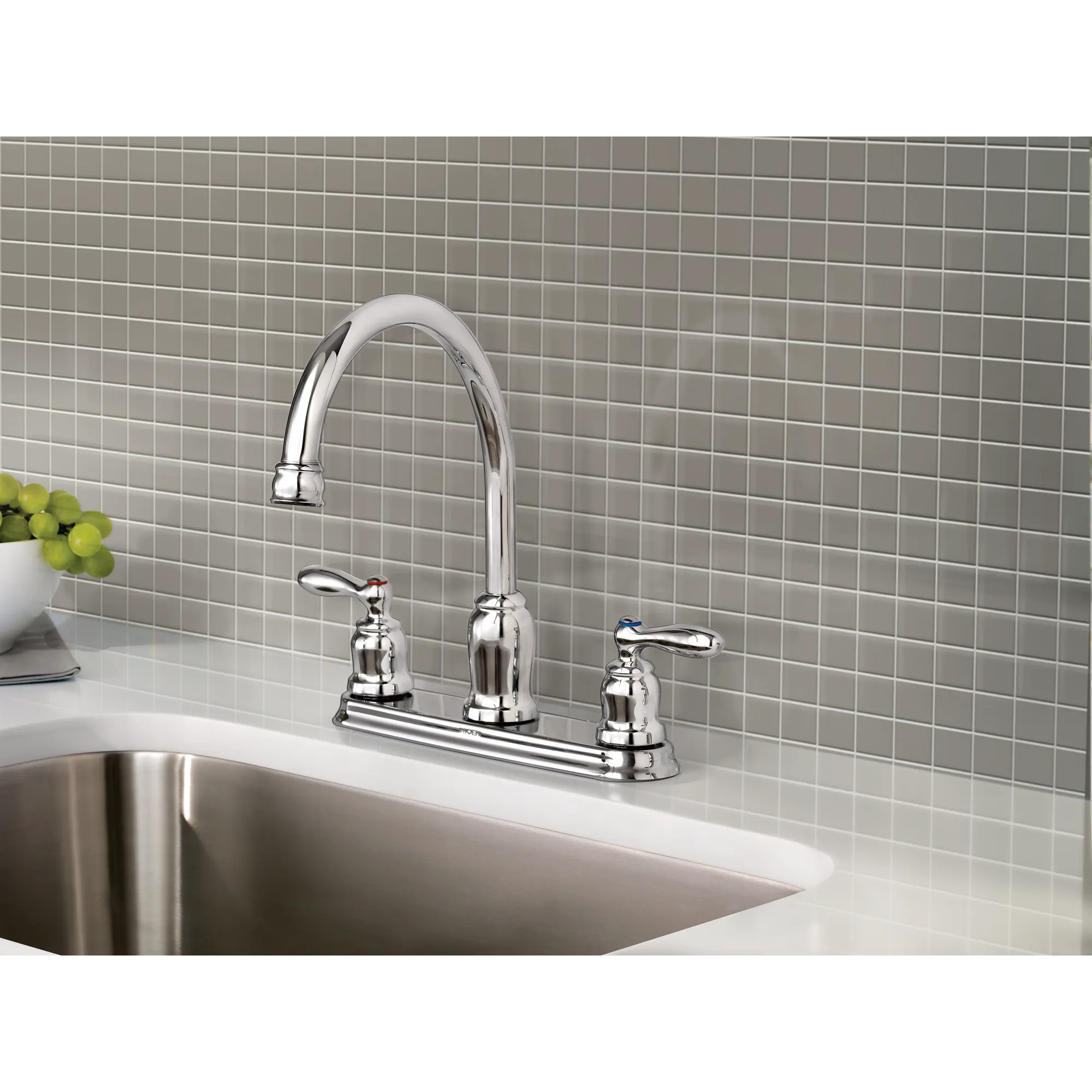 Caldwell Two-Handle Low Arc Kitchen Faucet - Image 3