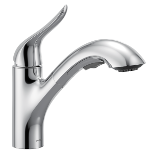 Koa One-Handle Low Arc Pullout Kitchen Faucet
