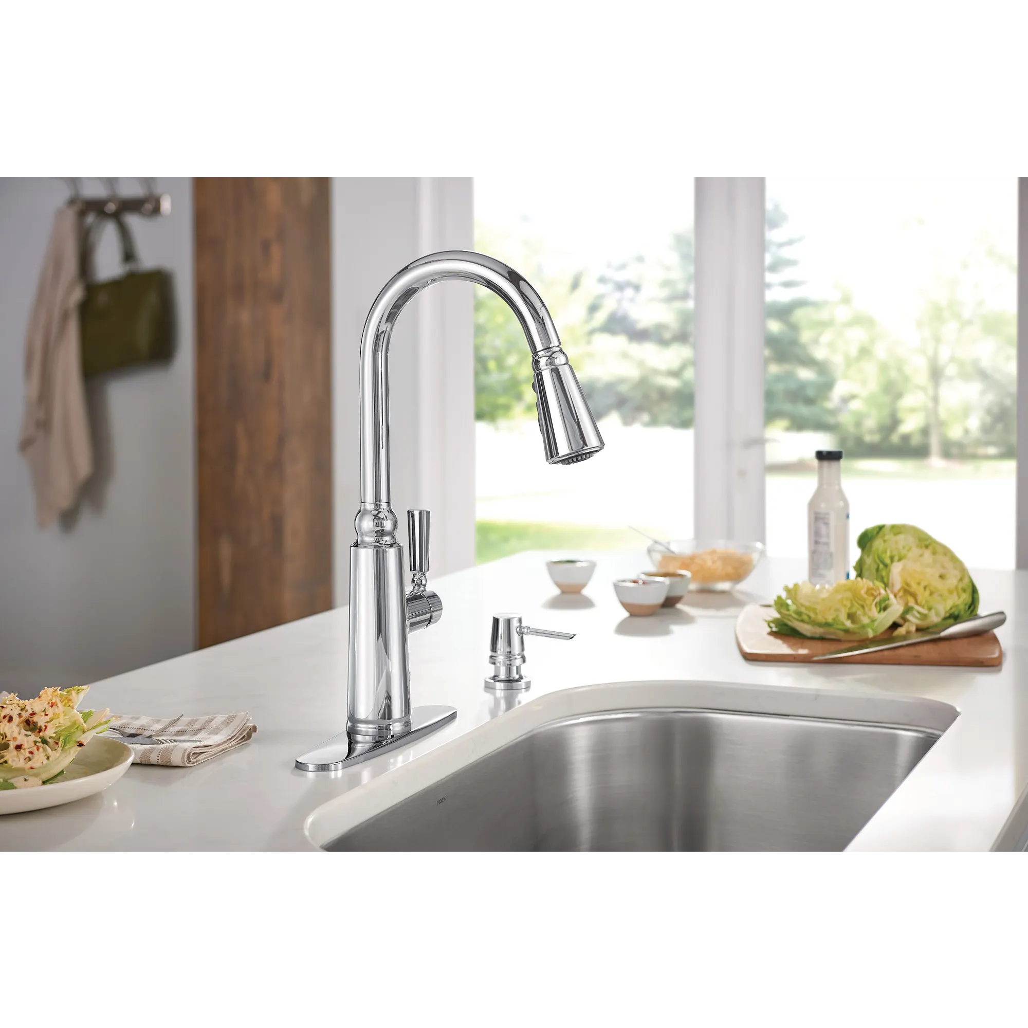 Coretta One-Handle Pulldown Kitchen Faucet - Image 3