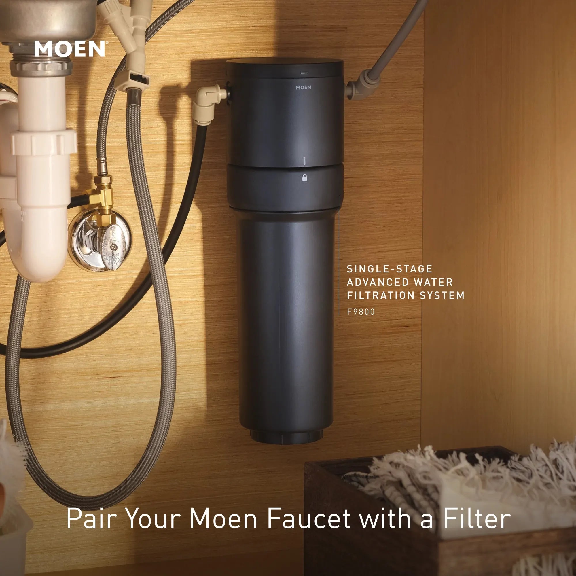Moen Sip Traditional One-Handle High Arc Beverage Faucet - Image 7