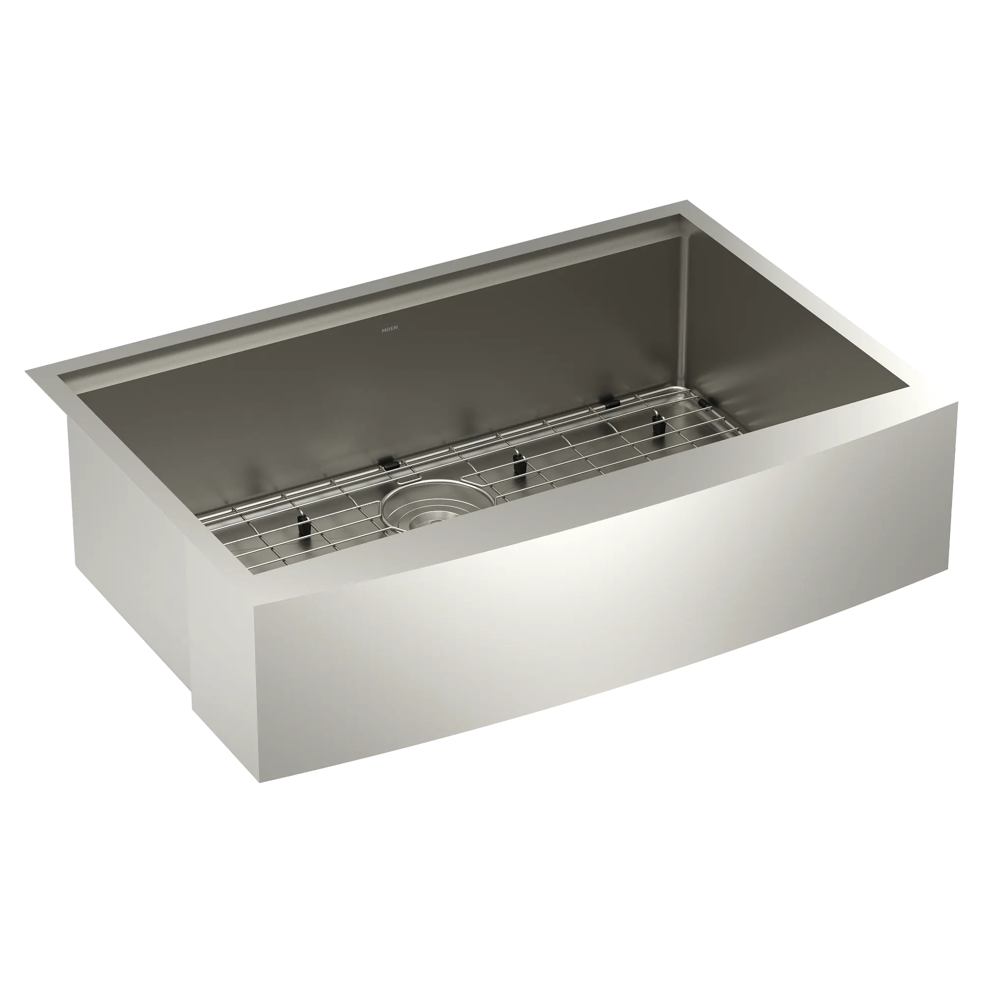 Luxe Chef 33 Workstation Steel Undermount Apron Front Single Bowl Sink with Accessories - Image 9