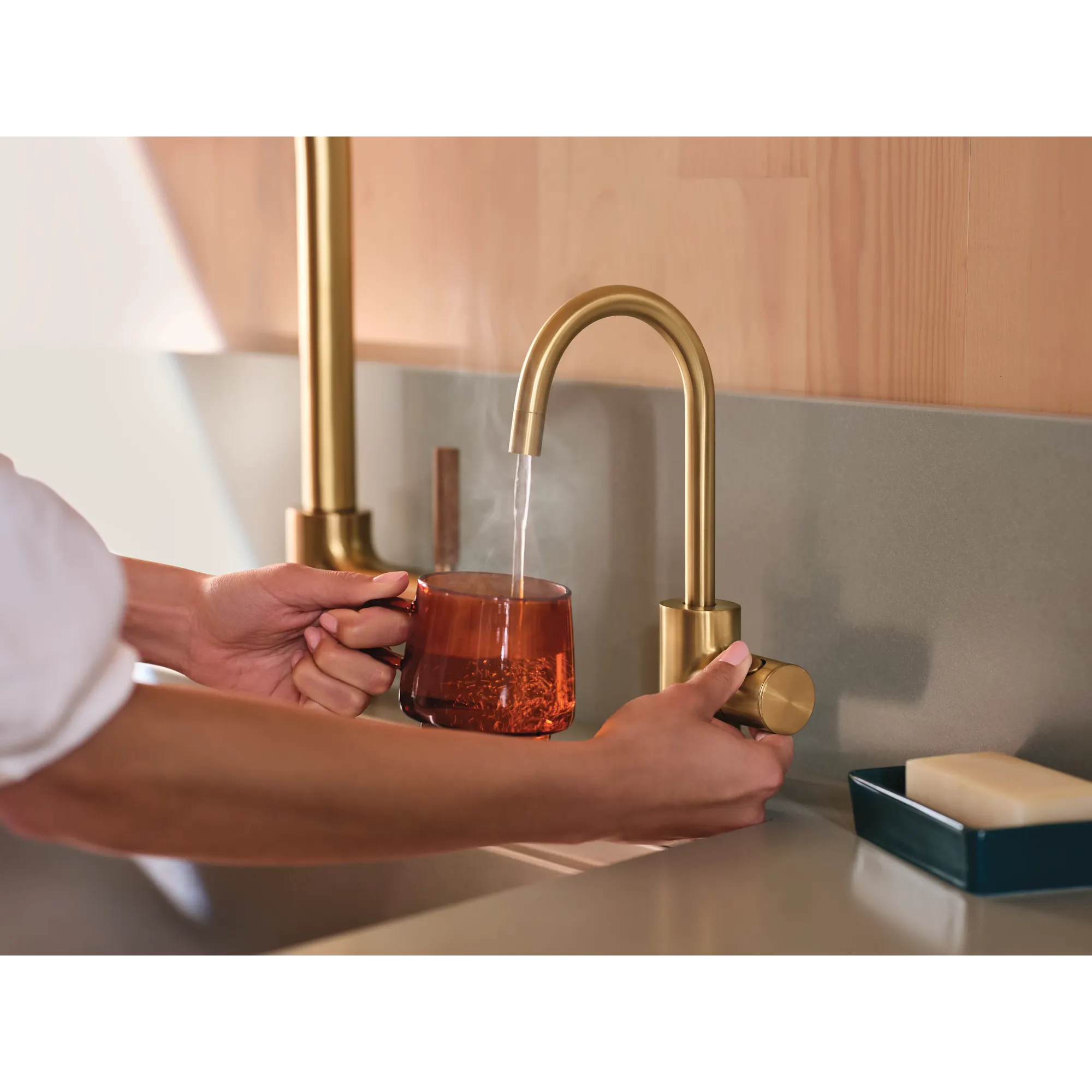 Moen Sip Modern One-Handle High Arc Undermount Beverage Faucet - Image 23