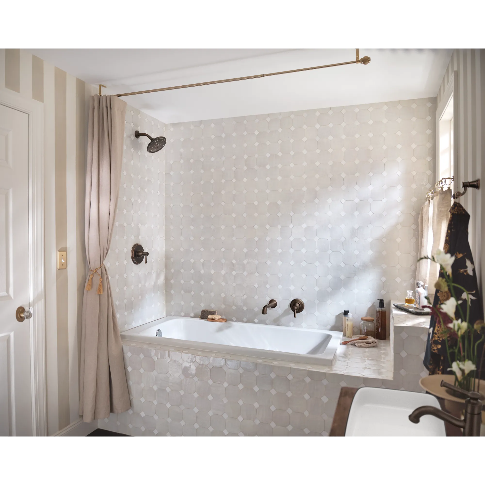 Belfield One-Handle Non Diverter Wallmount Tub Filler - Image 14