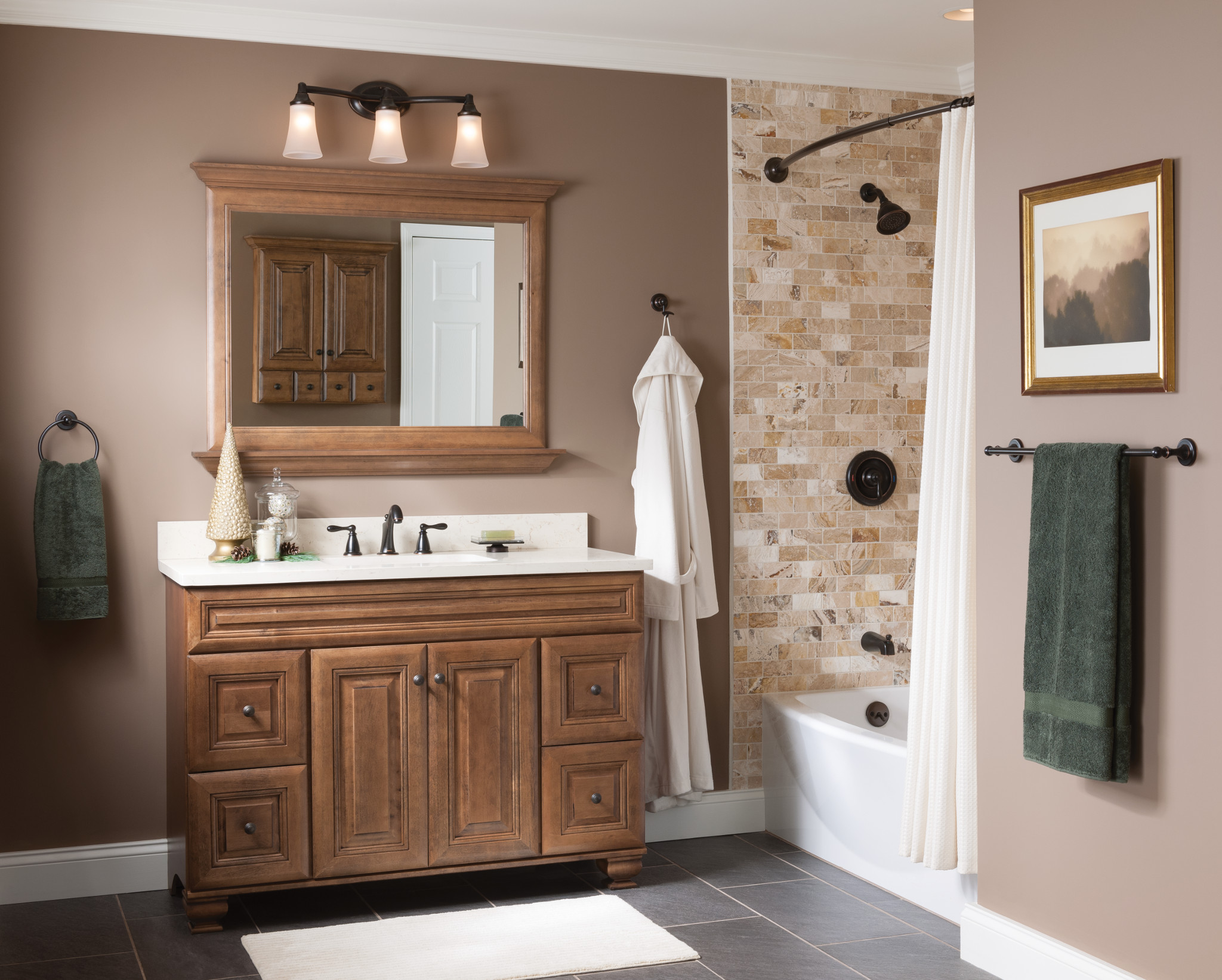 Caldwell Mediterranean Bronze Eco-performance Tub/shower - Image 2