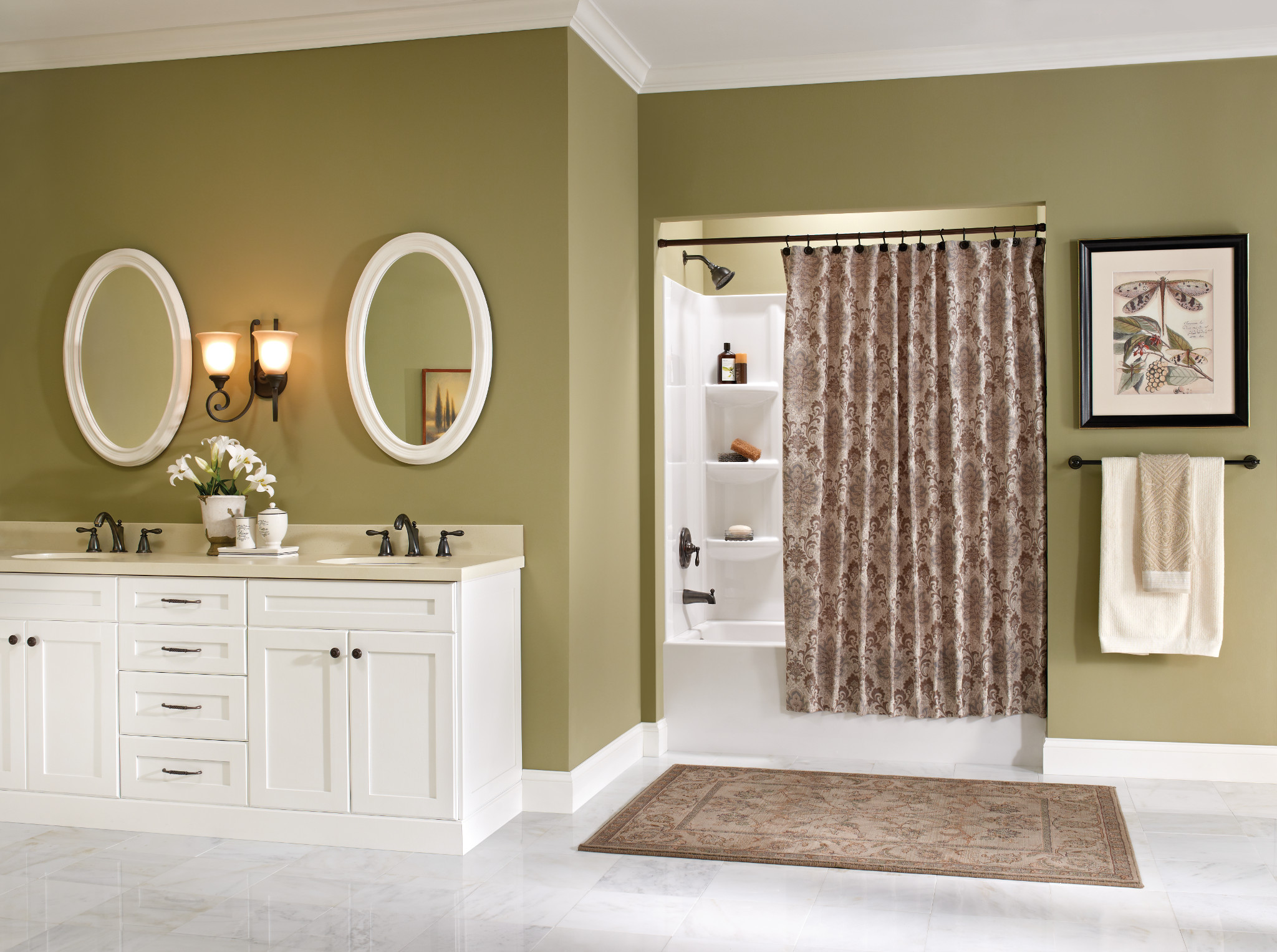Caldwell Mediterranean Bronze Eco-performance Tub/shower - Image 6