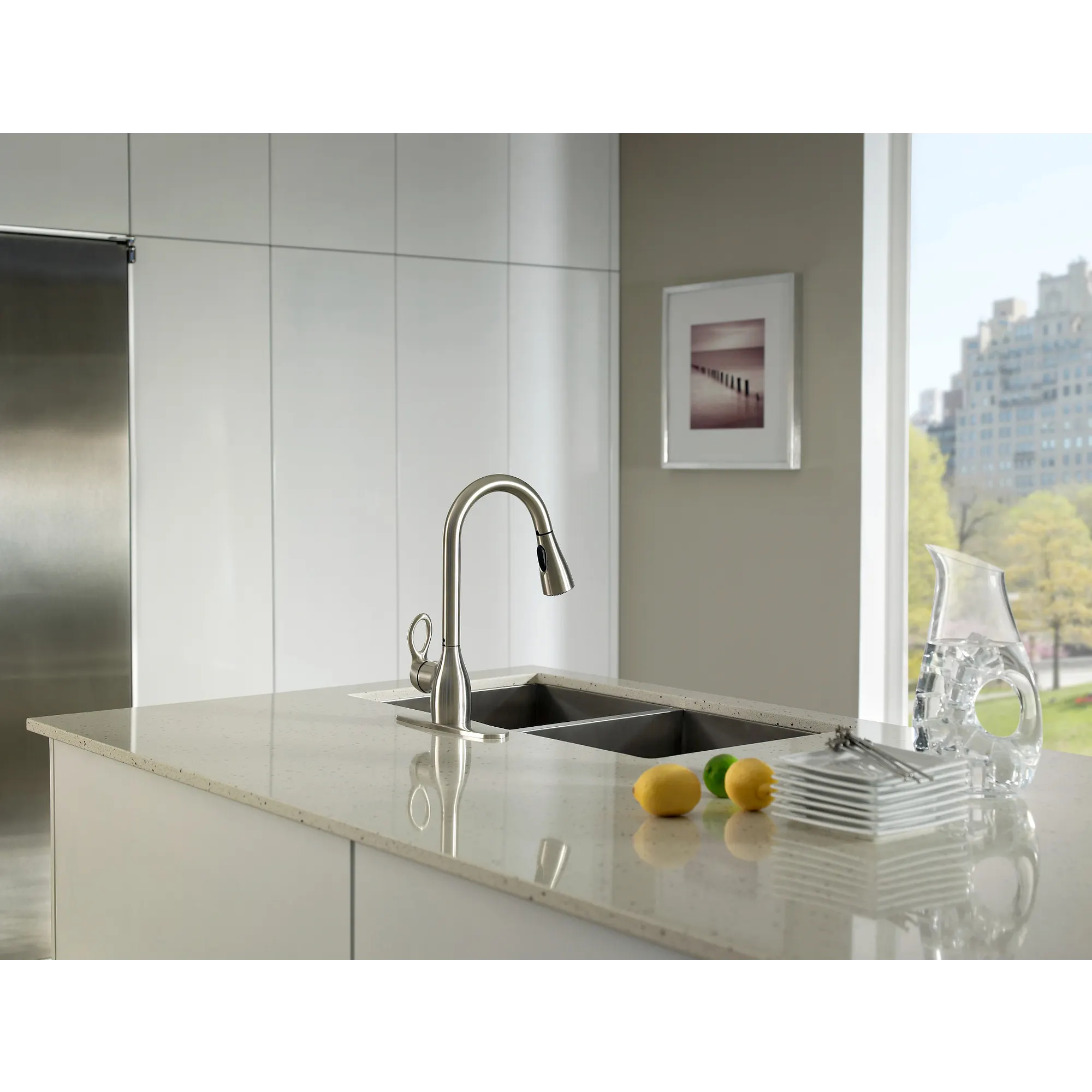 Kleo One-Handle High Arc Pulldown Kitchen Faucet - Image 2