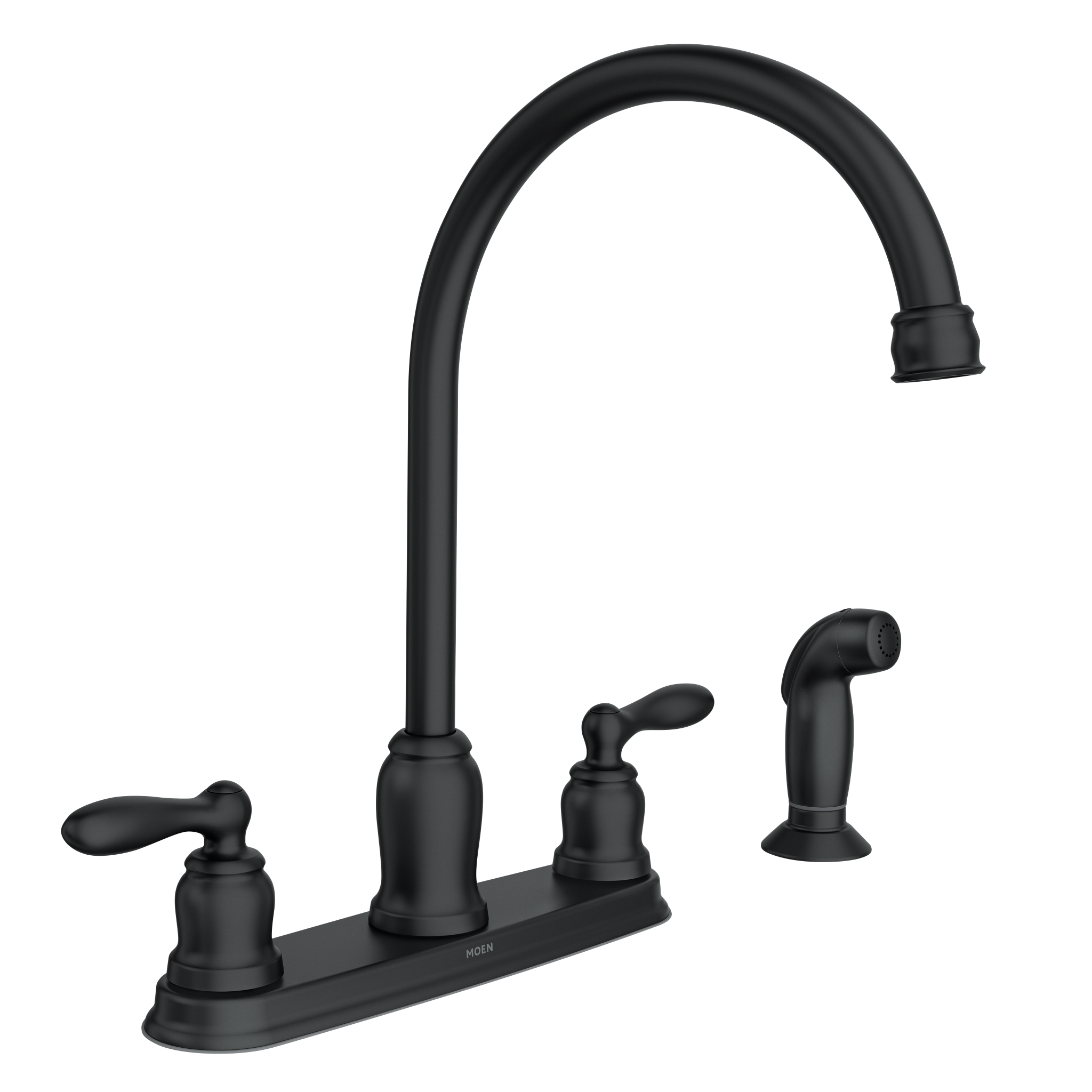 Caldwell Two-Handle High Arc Kitchen Faucet