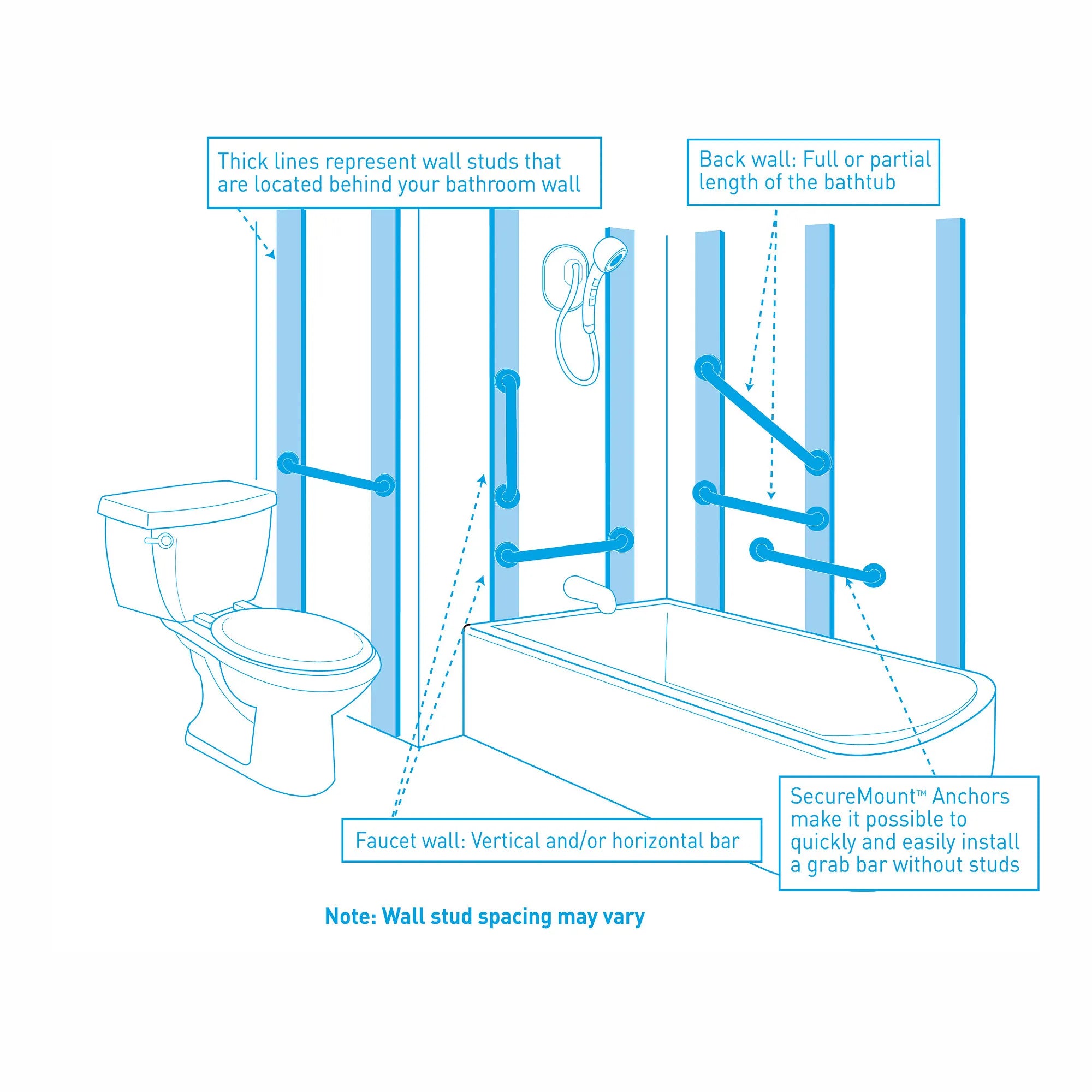 Arris 18 Designer Grab Bar - Image 9