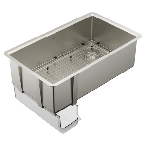 Luxe Chef  33 Workstation System Steel Undermount Single Bowl Sink