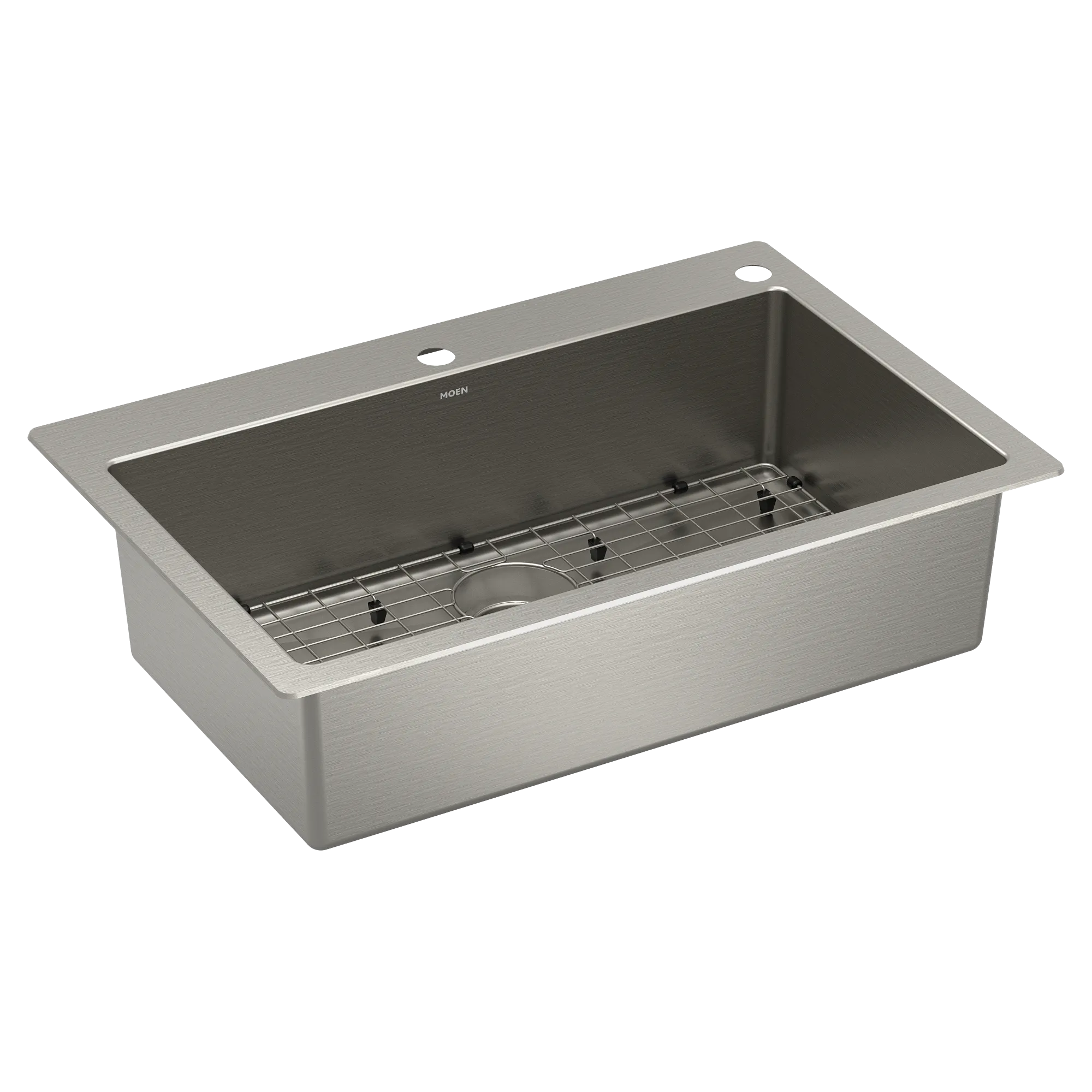 Prep 33 Steel Dual Mount Single Bowl Sink - Image 2