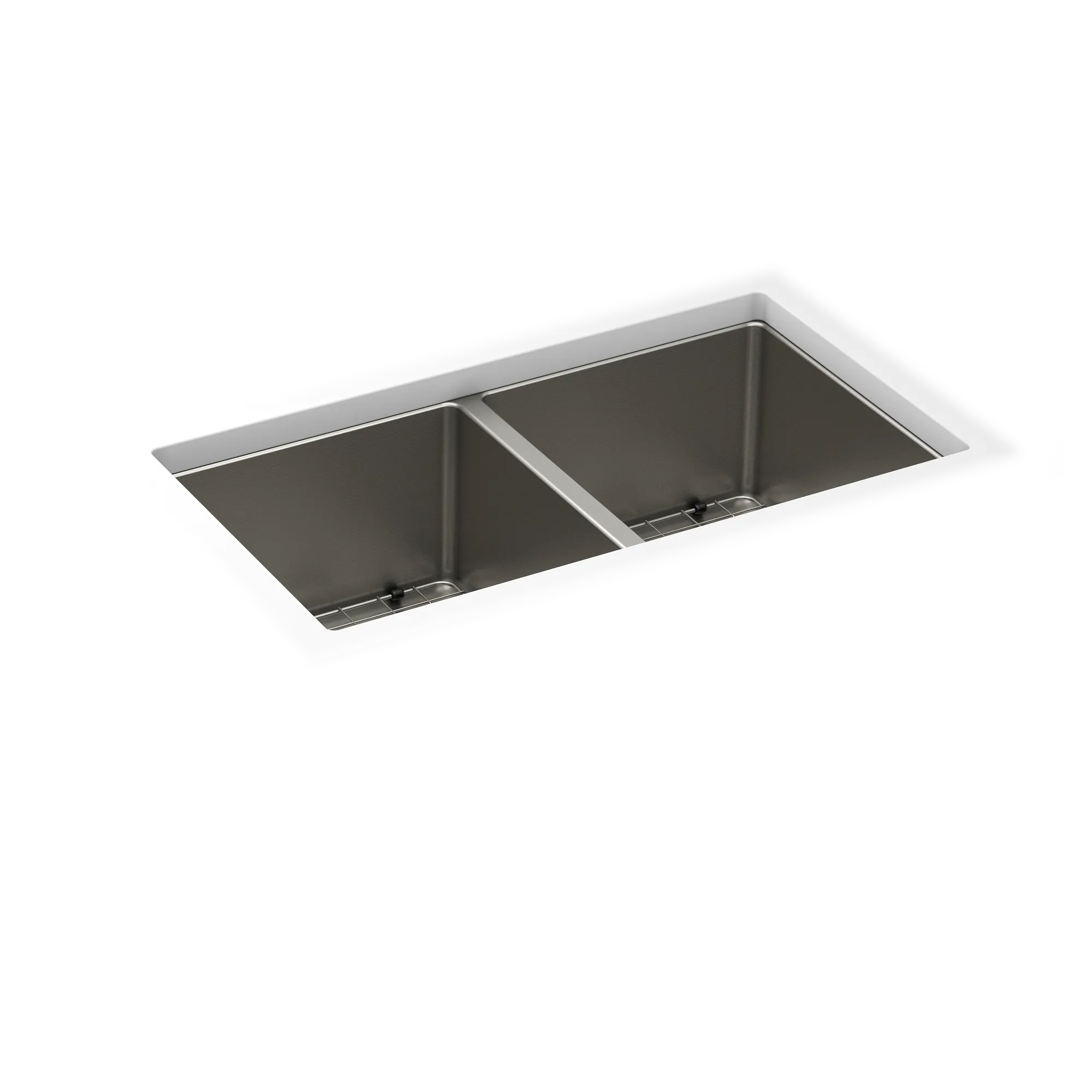 Prep 33 Steel Dual Mount Double Bowl Sink - Image 3